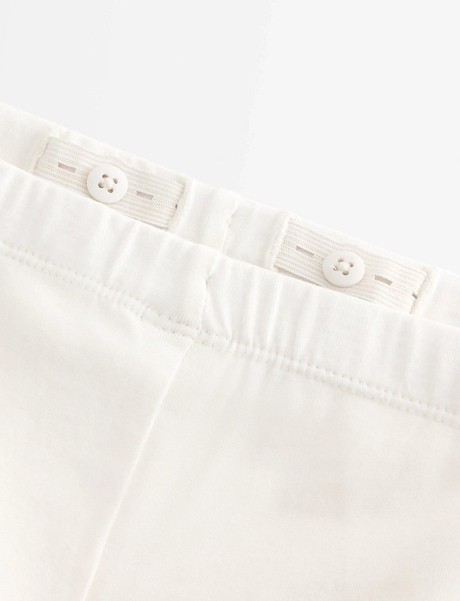 Lindex - Cycling shorts with lace trim - cykelshorts - light dusty white - 5