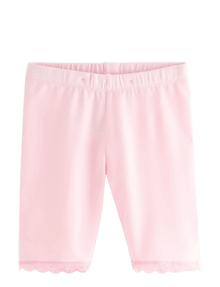 Lindex - Cycling shorts with lace trim - cycling shorts - light pink - 1