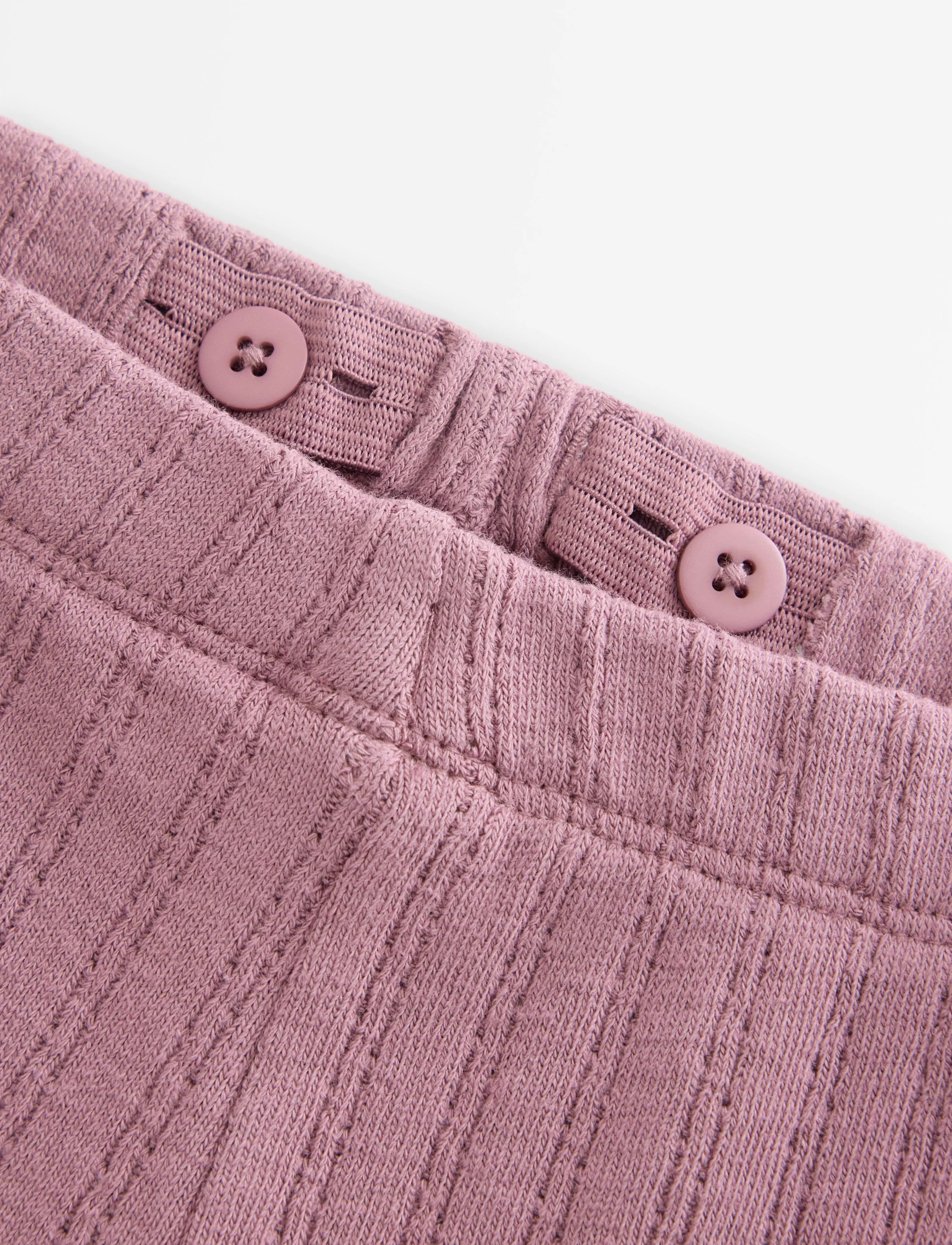 Lindex - Flared jersey trousers - dusty lilac - 5