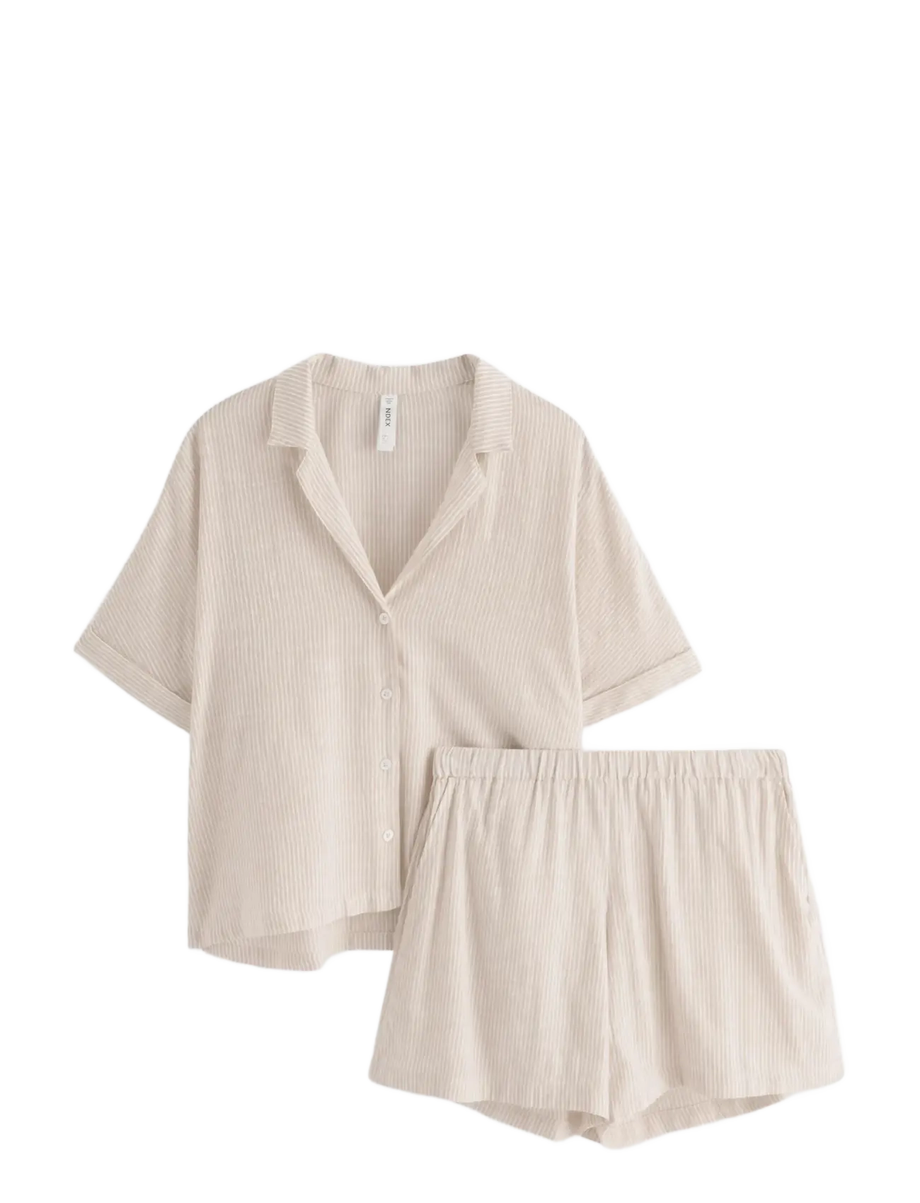 LINDEX Pyjama Set Beige - XXL - Damen
