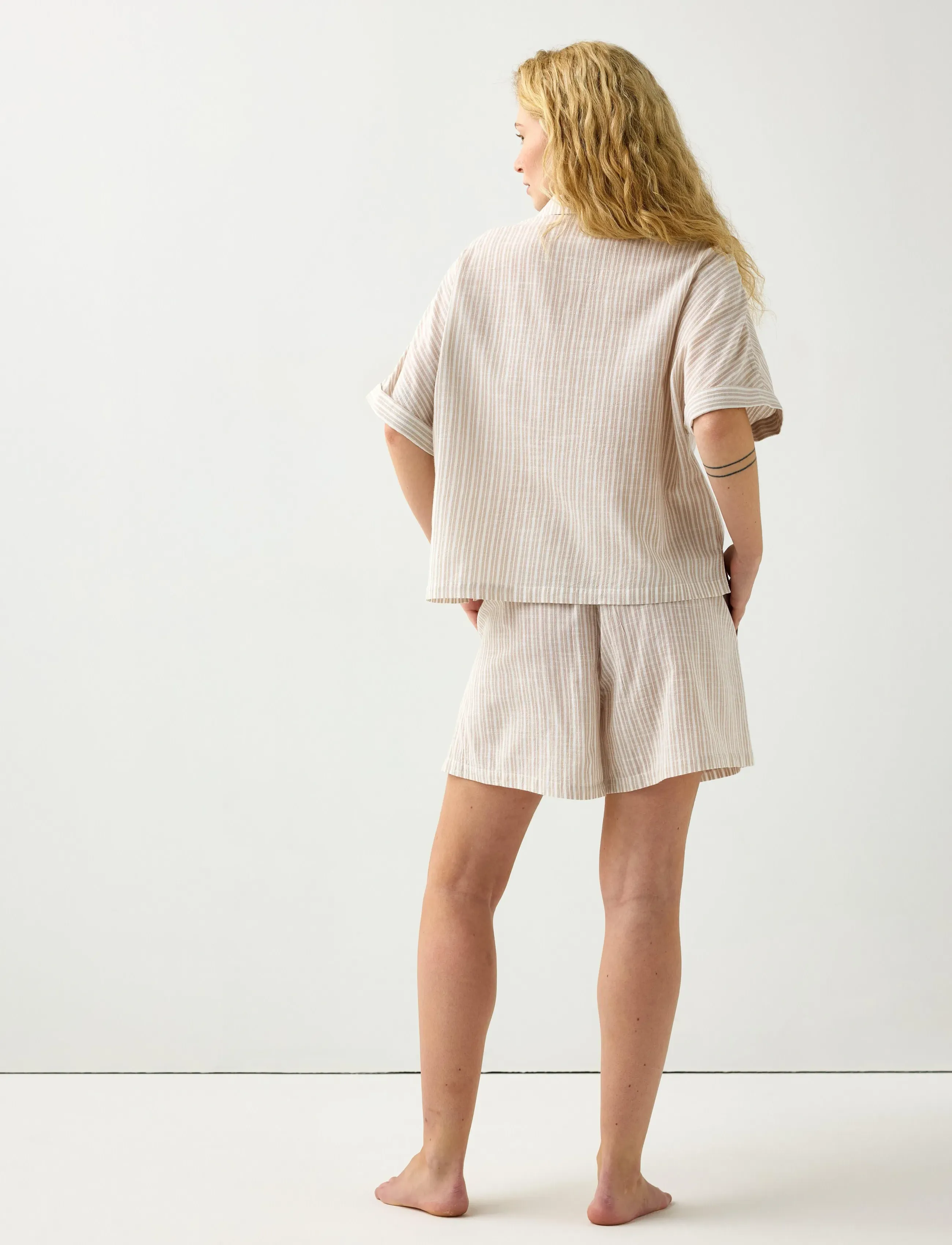 Lindex - Pyjama set - pidžamas - dark beige - 3
