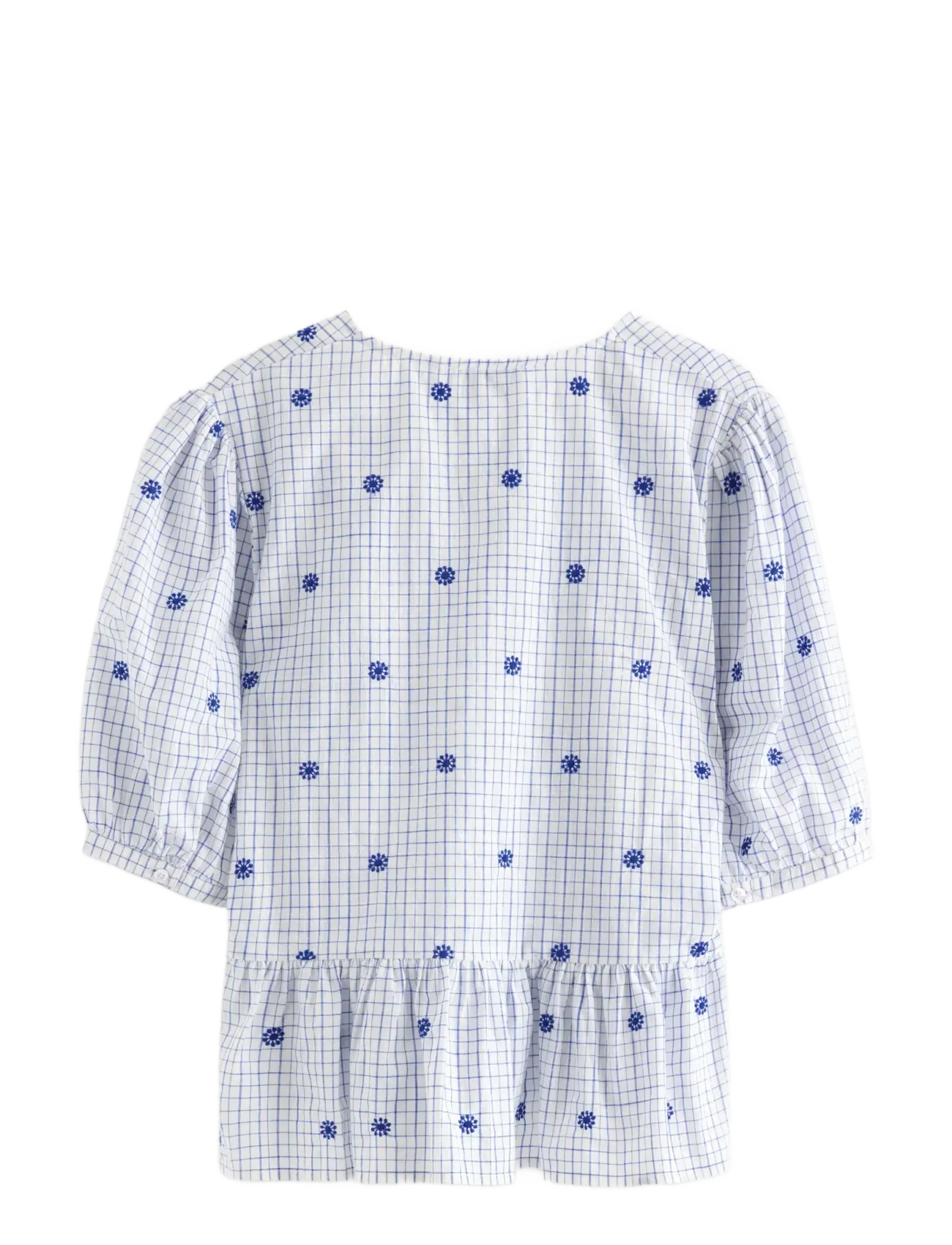 Lindex - Blouse with tie details - kurzärmelige blusen - strong blue - 2