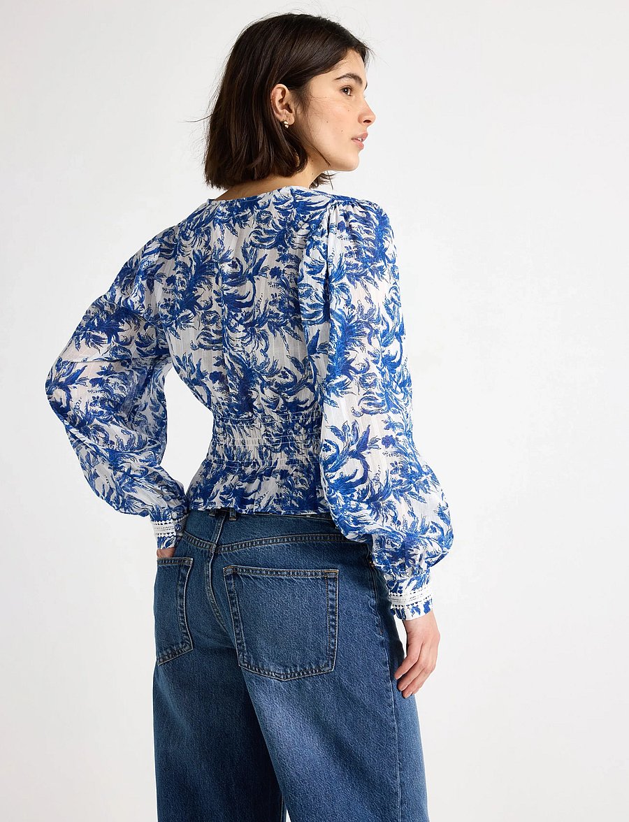 Lindex - Long-sleeved blouse - pikkade varrukatega pluusid - off white - 3