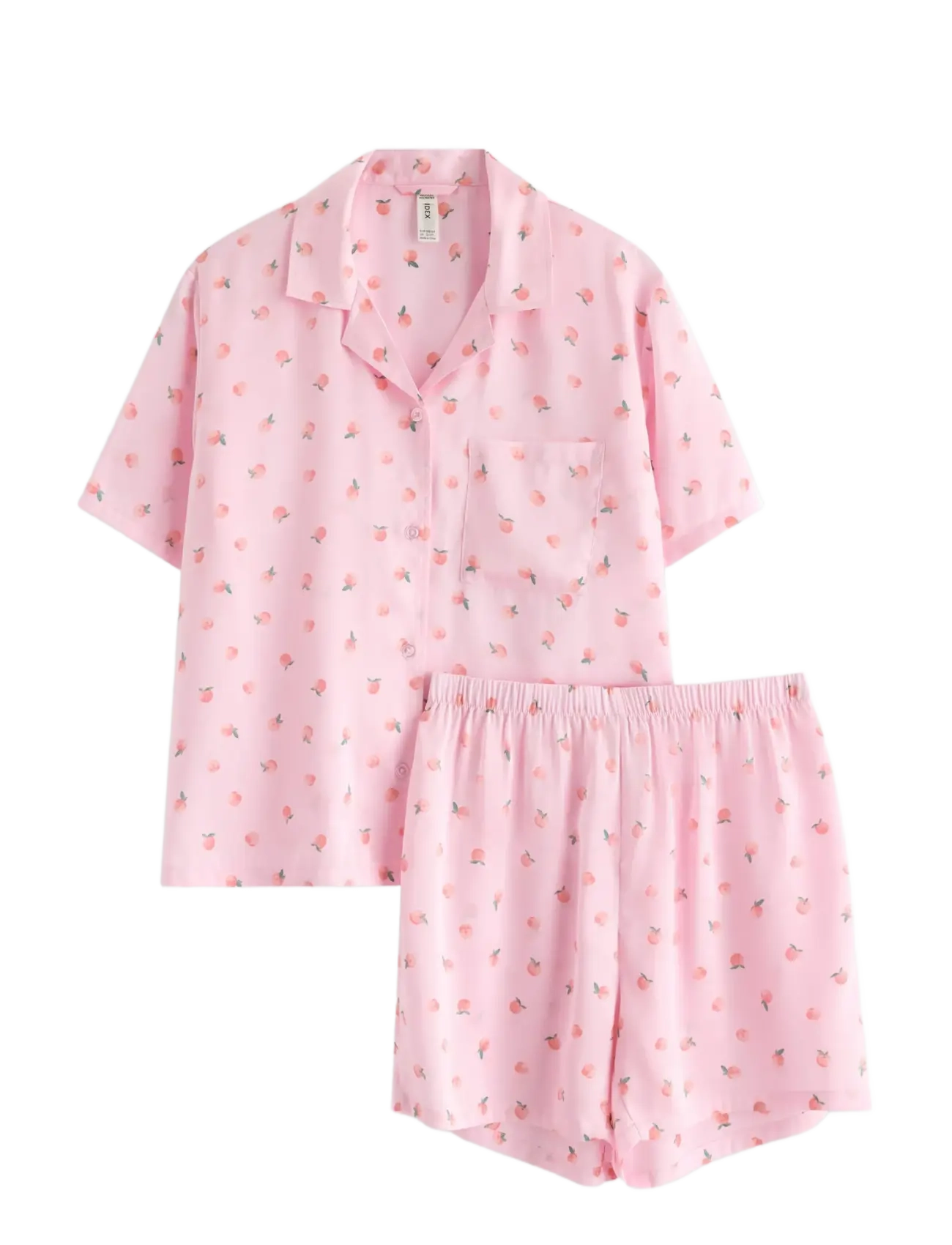 LINDEX Pyjama Set In Satin Pink - 128 - Kinder