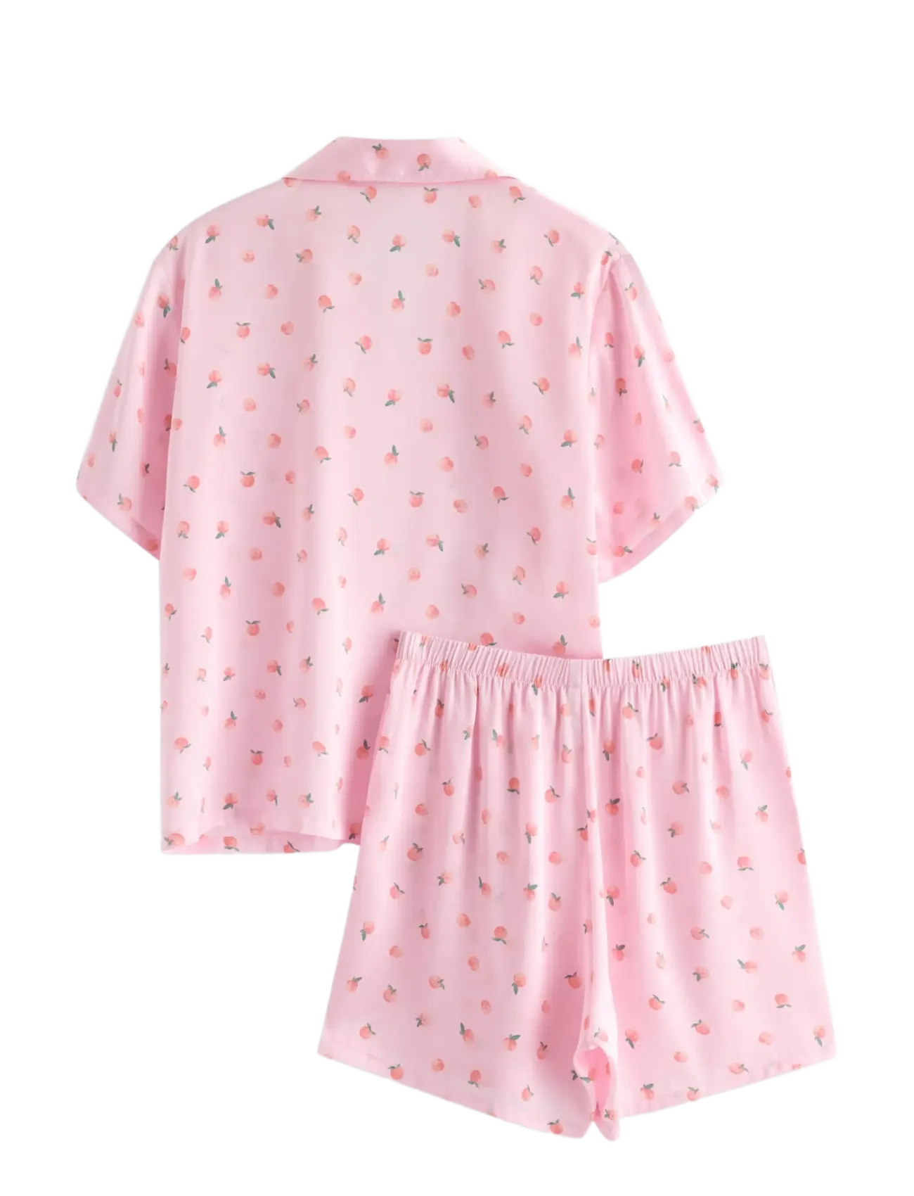 Lindex - Pyjama set in satin - light pink - 2