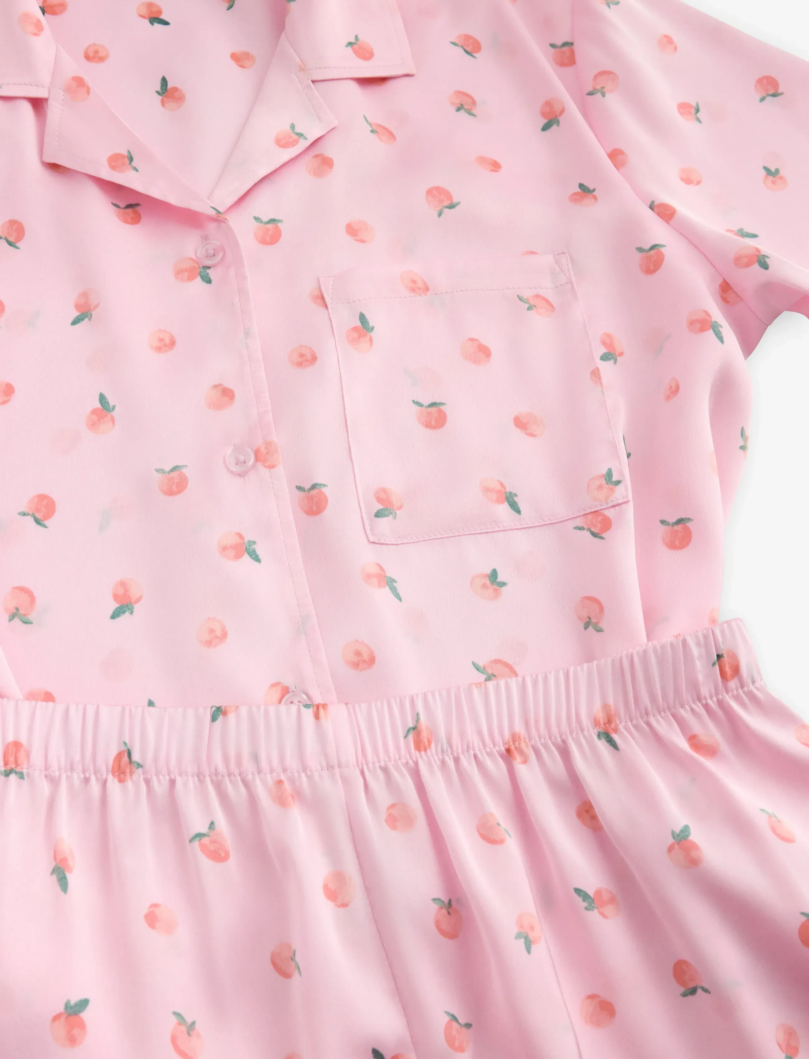 Lindex - Pyjama set in satin - light pink - 5