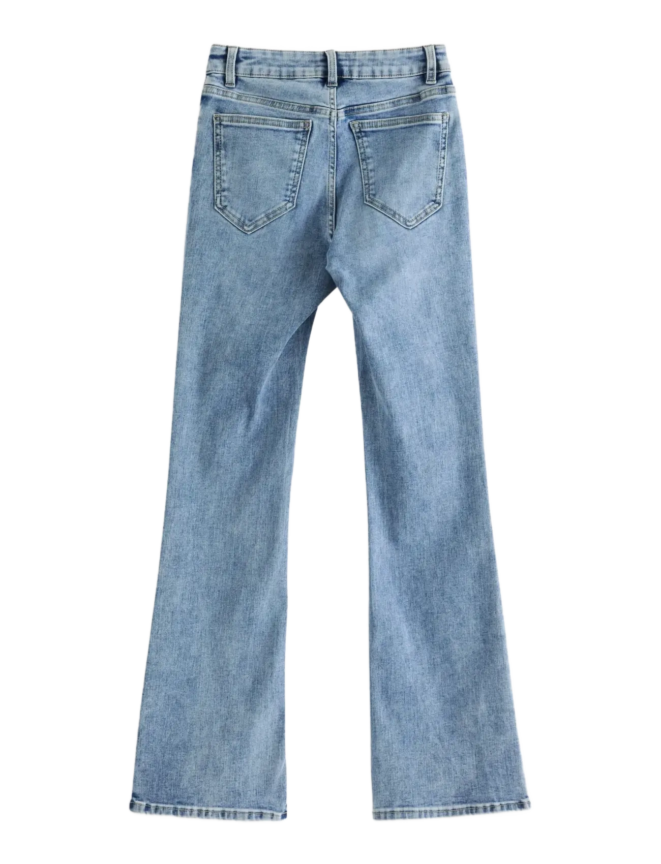 Lindex - FREJA Flared leg jeans with embroidery - alt laienevad teksad - light denim - 2