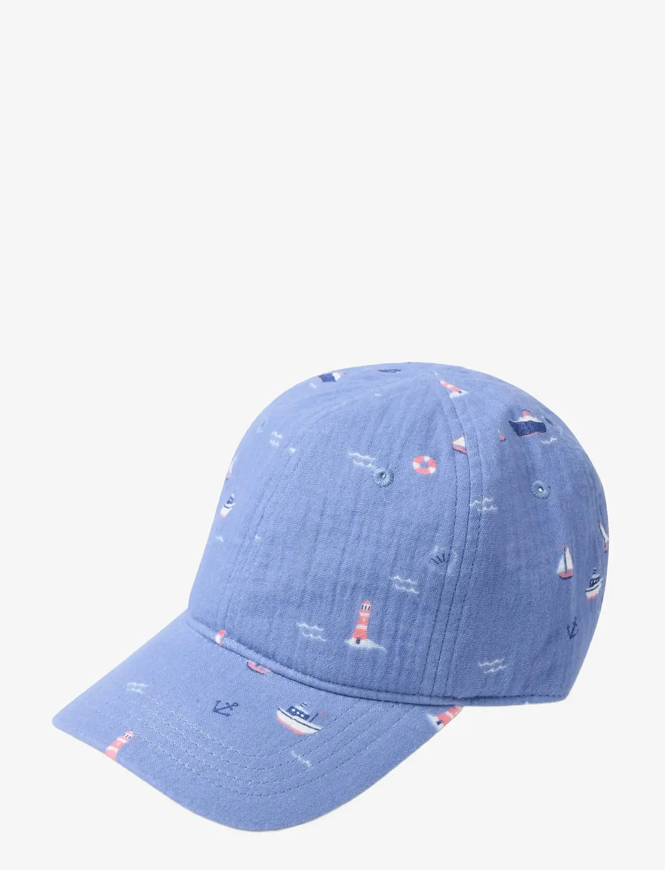 Lindex - Cap in cotton gauze - nokamütsid - blue - 0