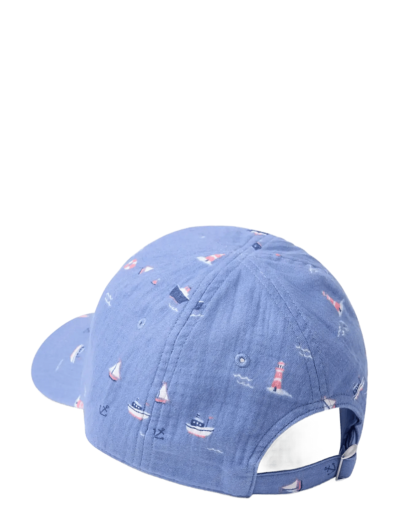 Lindex - Cap in cotton gauze - nokamütsid - blue - 1