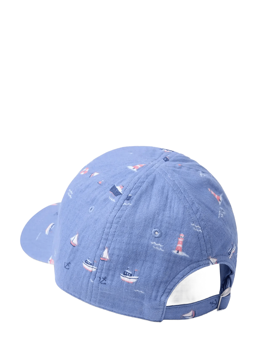 Lindex - Cap in cotton gauze - kasketter & caps - blue - 1
