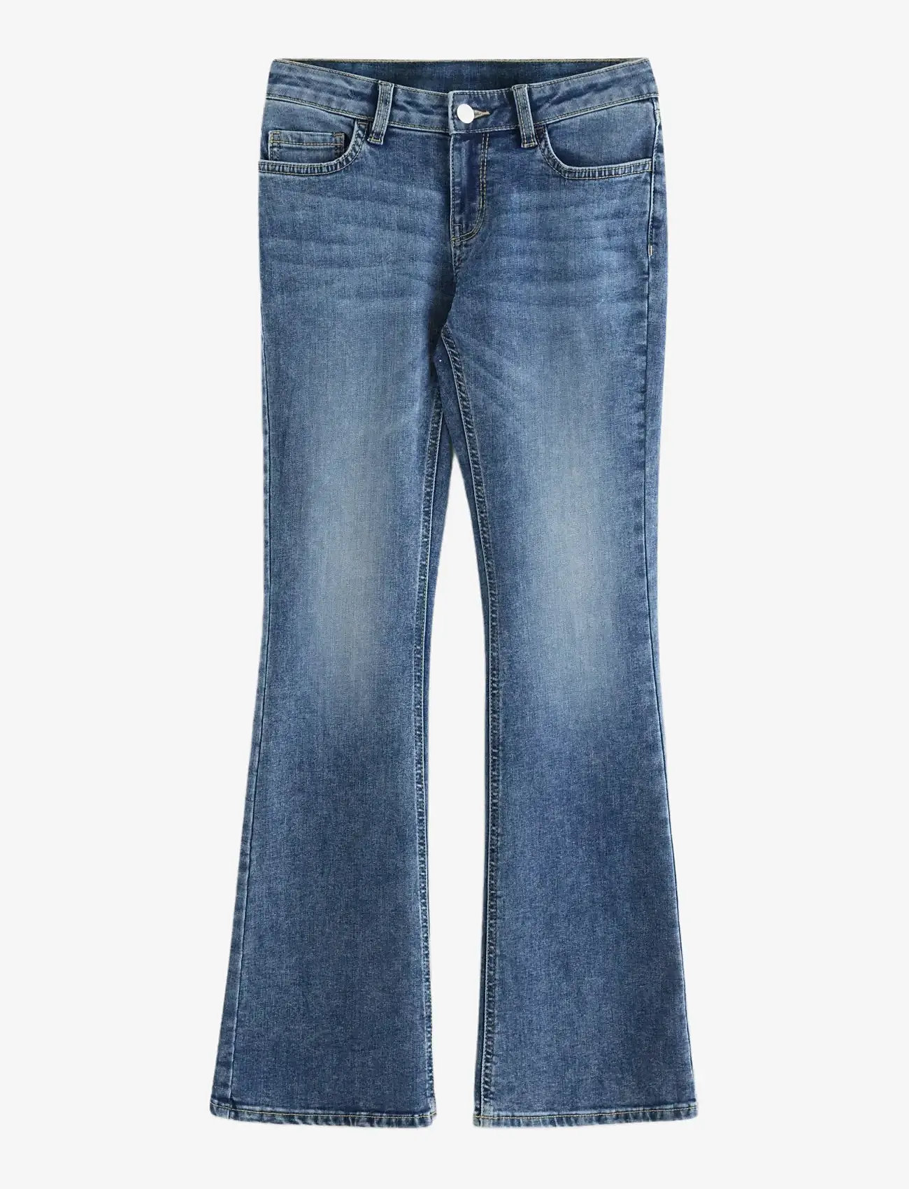 Lindex - FREJA Flared leg jeans with decorated back pockets - bootcut jeans - denim - 1