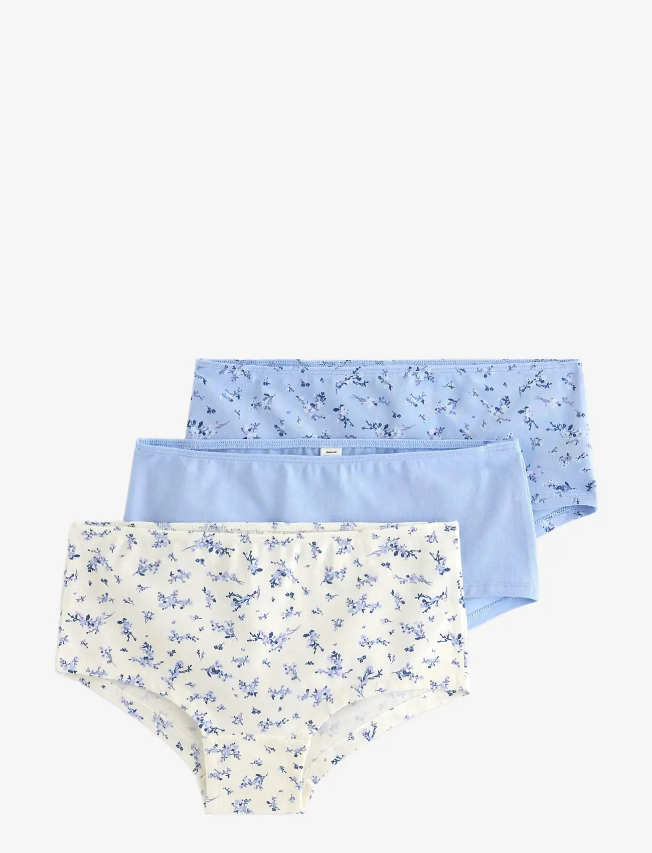 Lindex - 3-pack hipster briefs - slips - light blue - 0