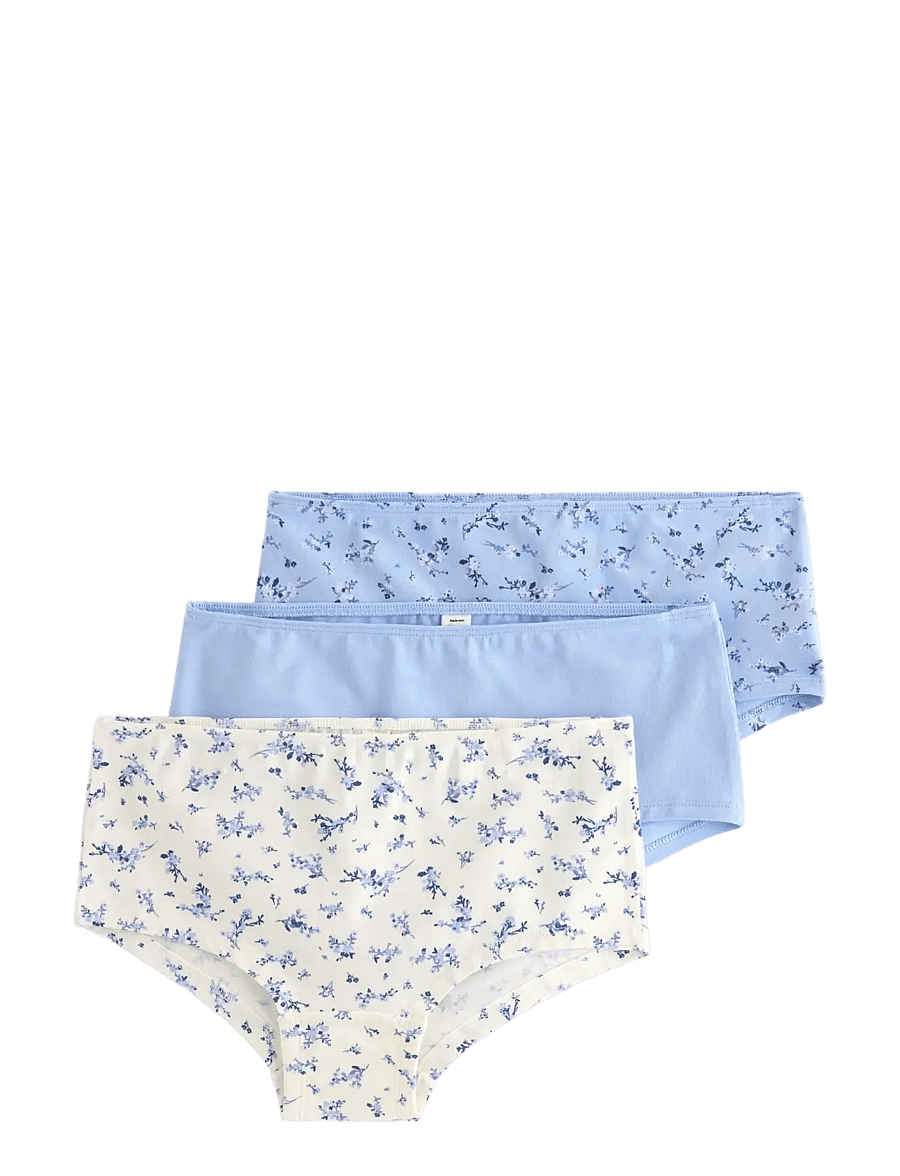 Lindex - 3-pack hipster briefs - slips - light blue - 0