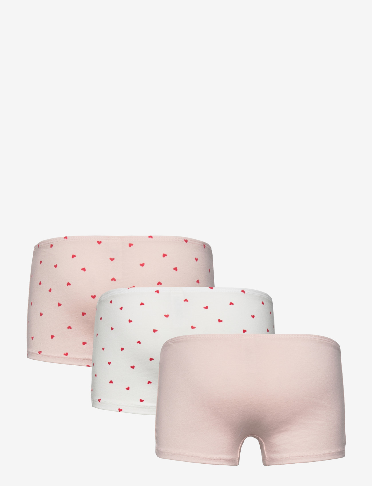 Lindex - Brief Boxer 3p hearts - aluspüksid - light dusty pink - 1