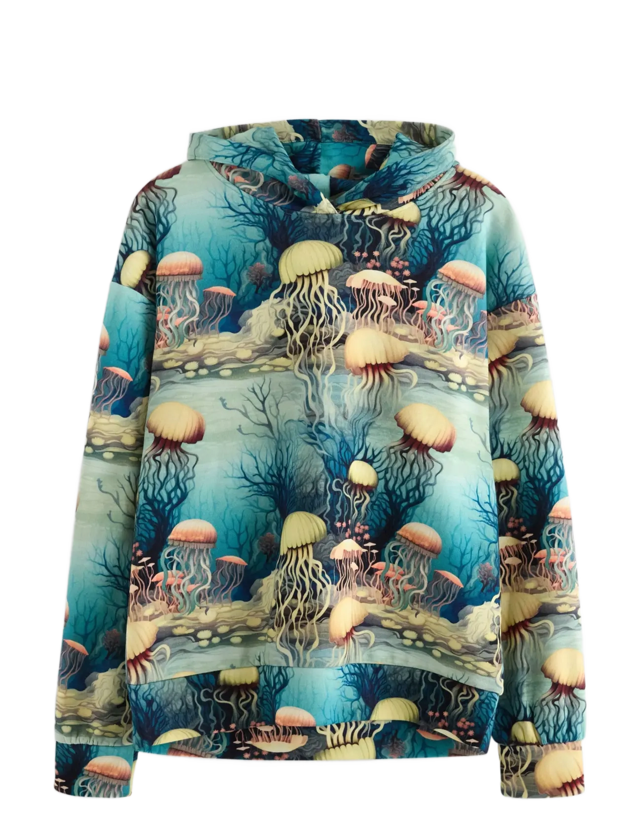 LINDEX Hoodie With Brushed Inside Grün - 128 - Kinder