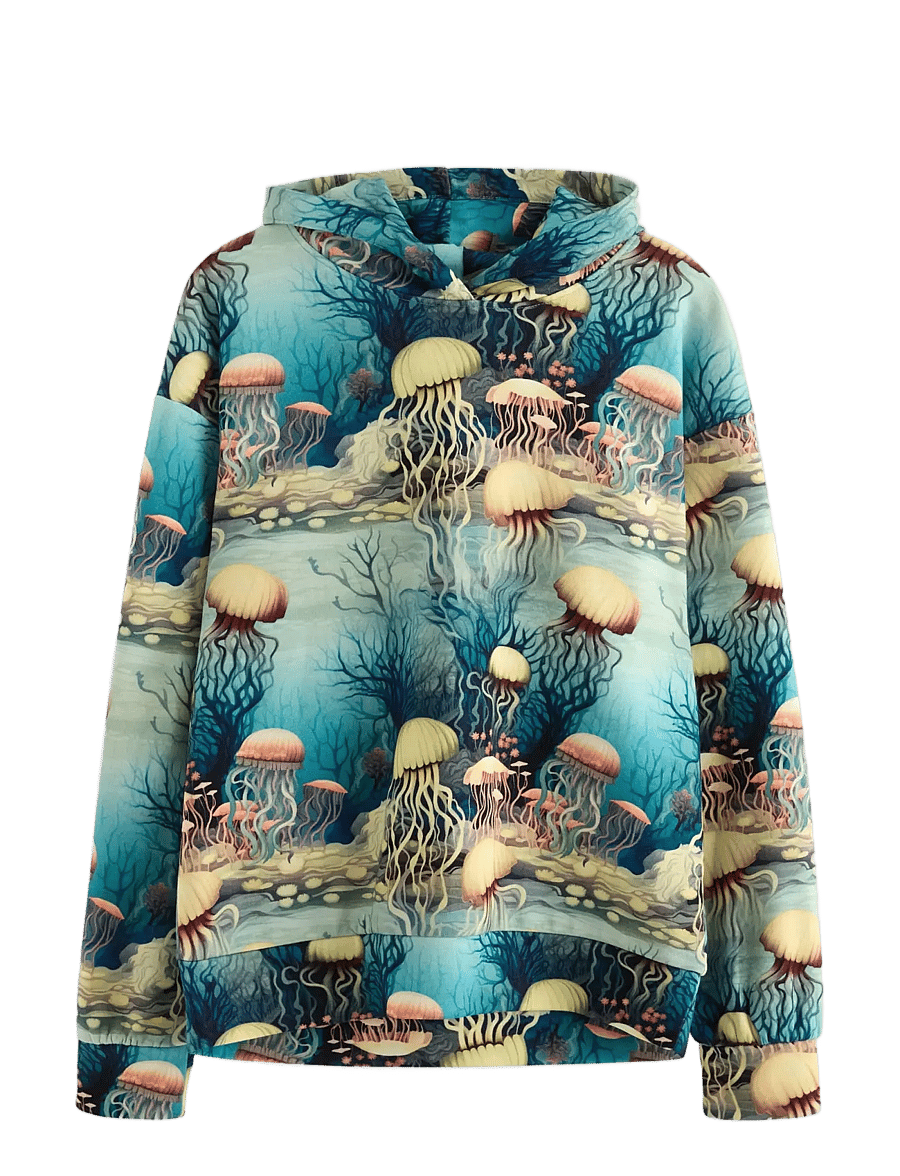 Lindex - Hoodie with brushed inside - kapuzenpullover - dusty green - 1