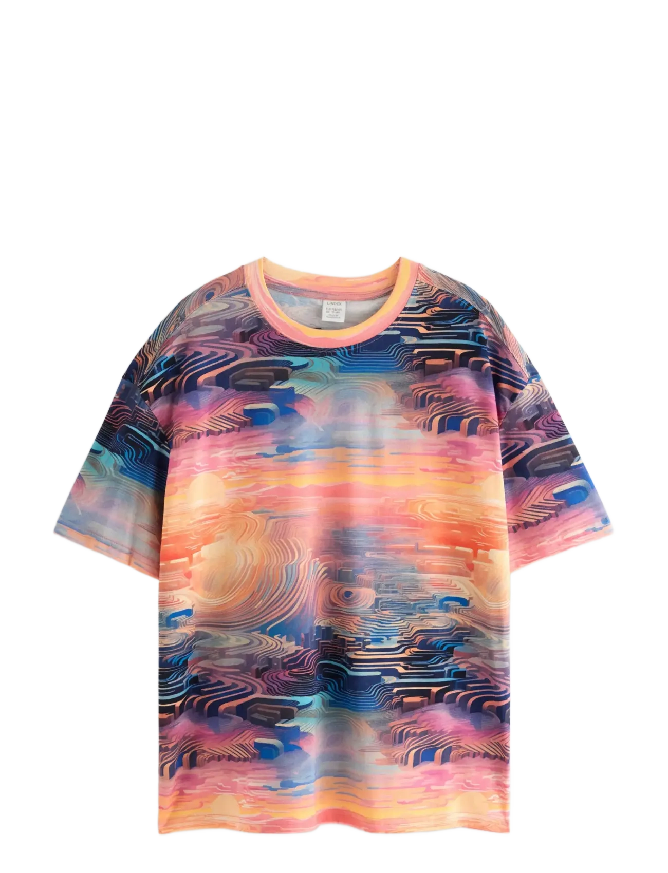 Lindex Short-sleeved t-shirt - Oberteile & T-Shirts - PINK / multi