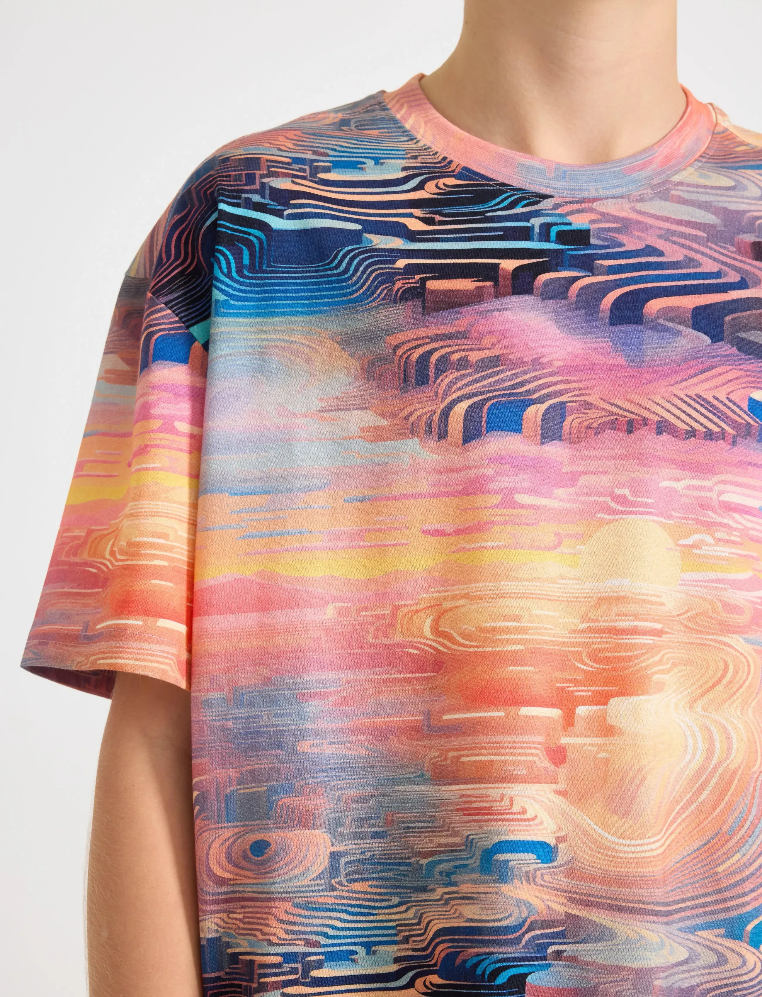 Lindex - Short-sleeved t-shirt - lühikeste varrukatega t-särgid - pink - 4