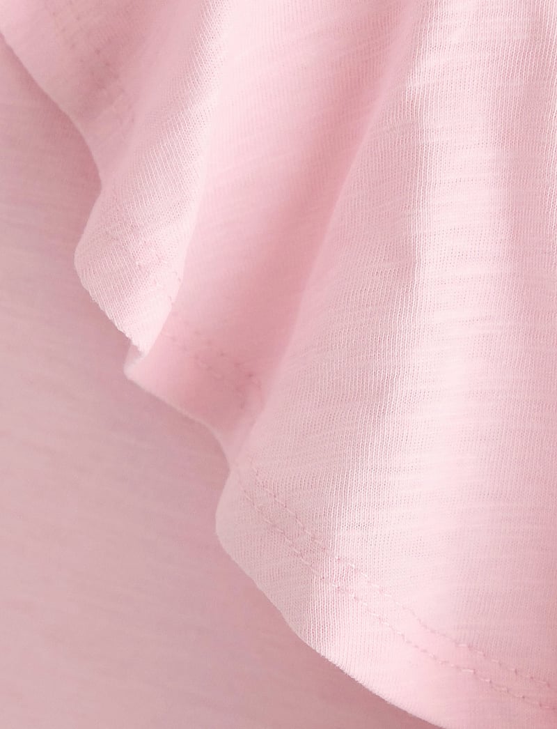 Lindex - Top in slub jersey with one shoulder design - tanktops - light pink - 5