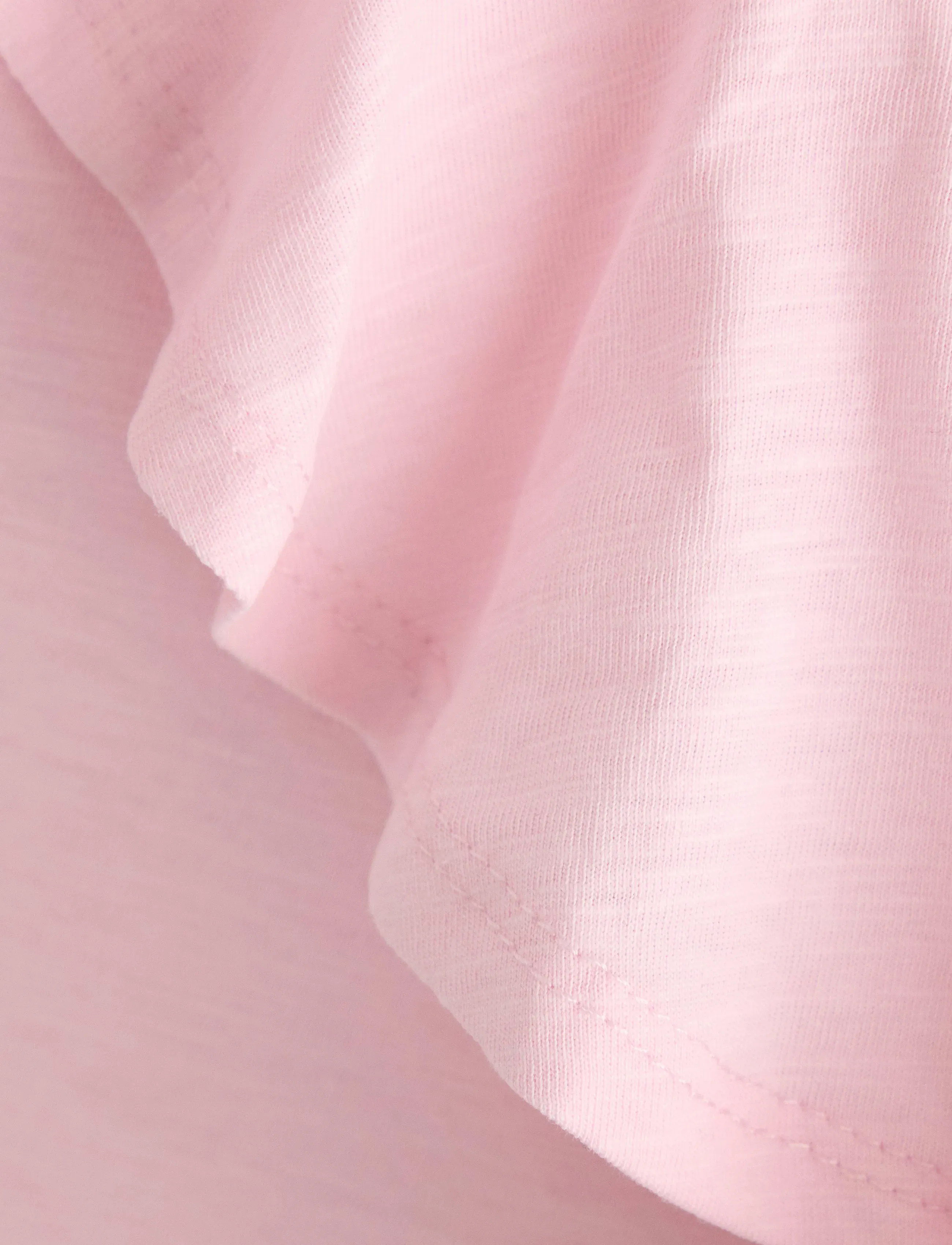 Lindex - Top in slub jersey with one shoulder design - tank top - light pink - 5