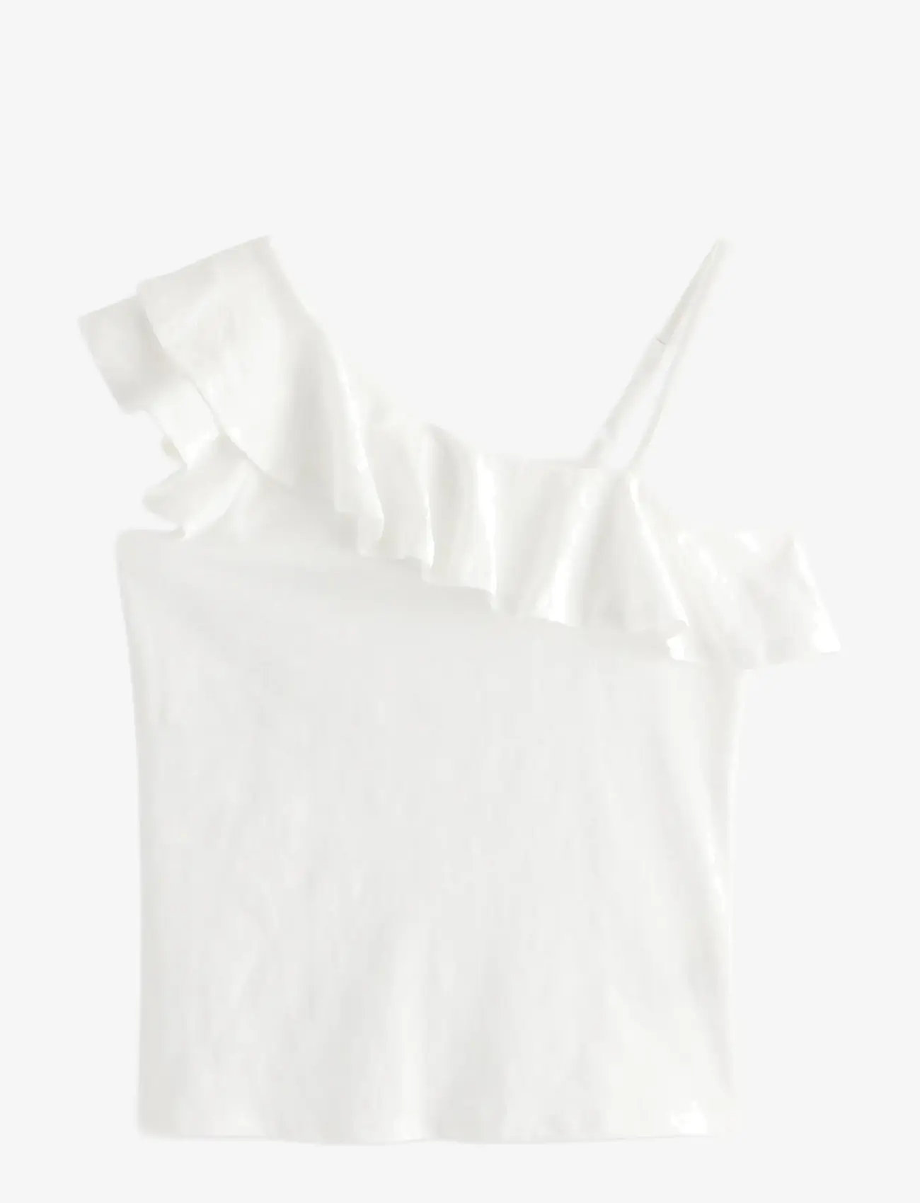 Lindex - Top in slub jersey with one shoulder design - Ærmeløs undertrøje - off white - 1