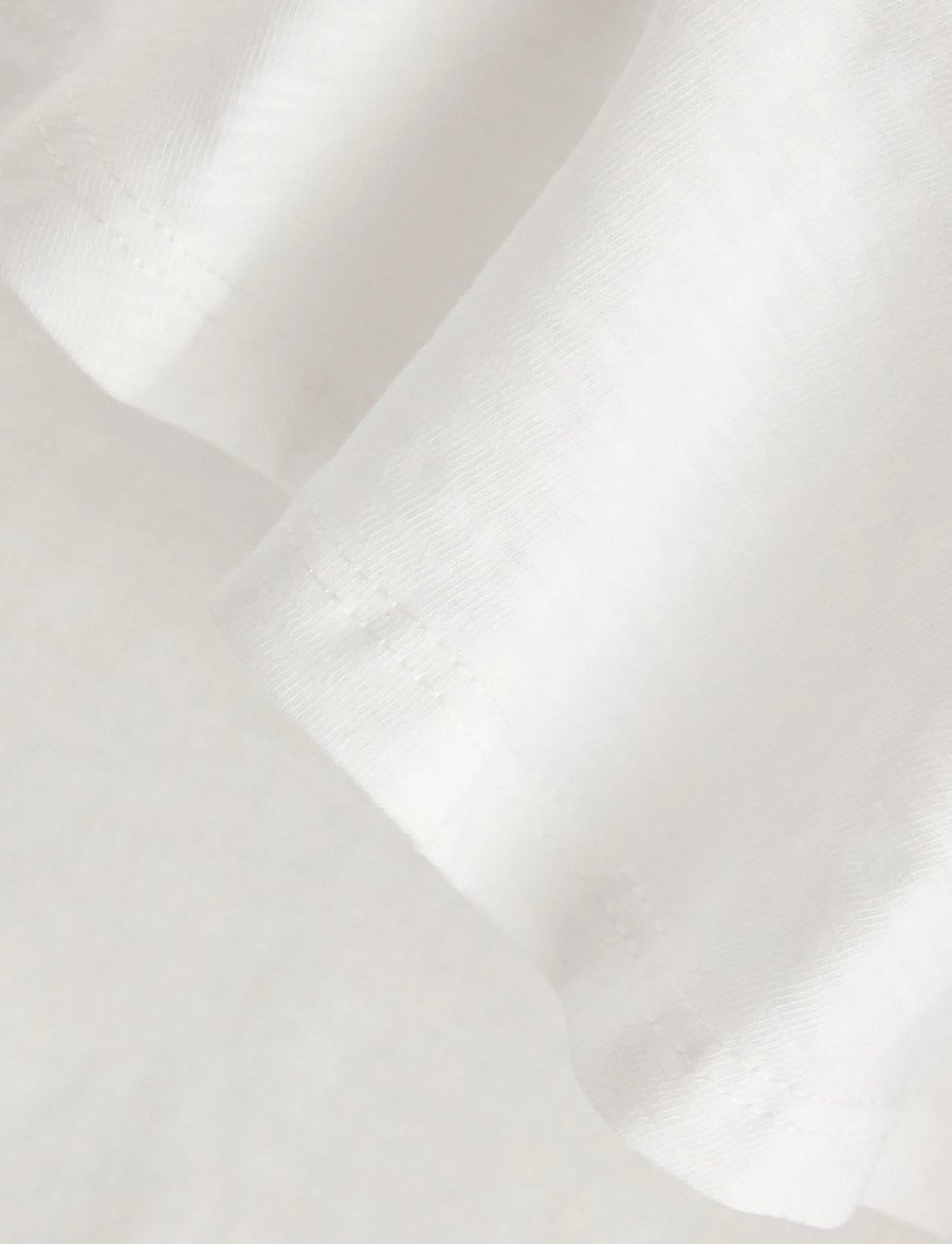 Lindex - Top in slub jersey with one shoulder design - tanktops - off white - 5