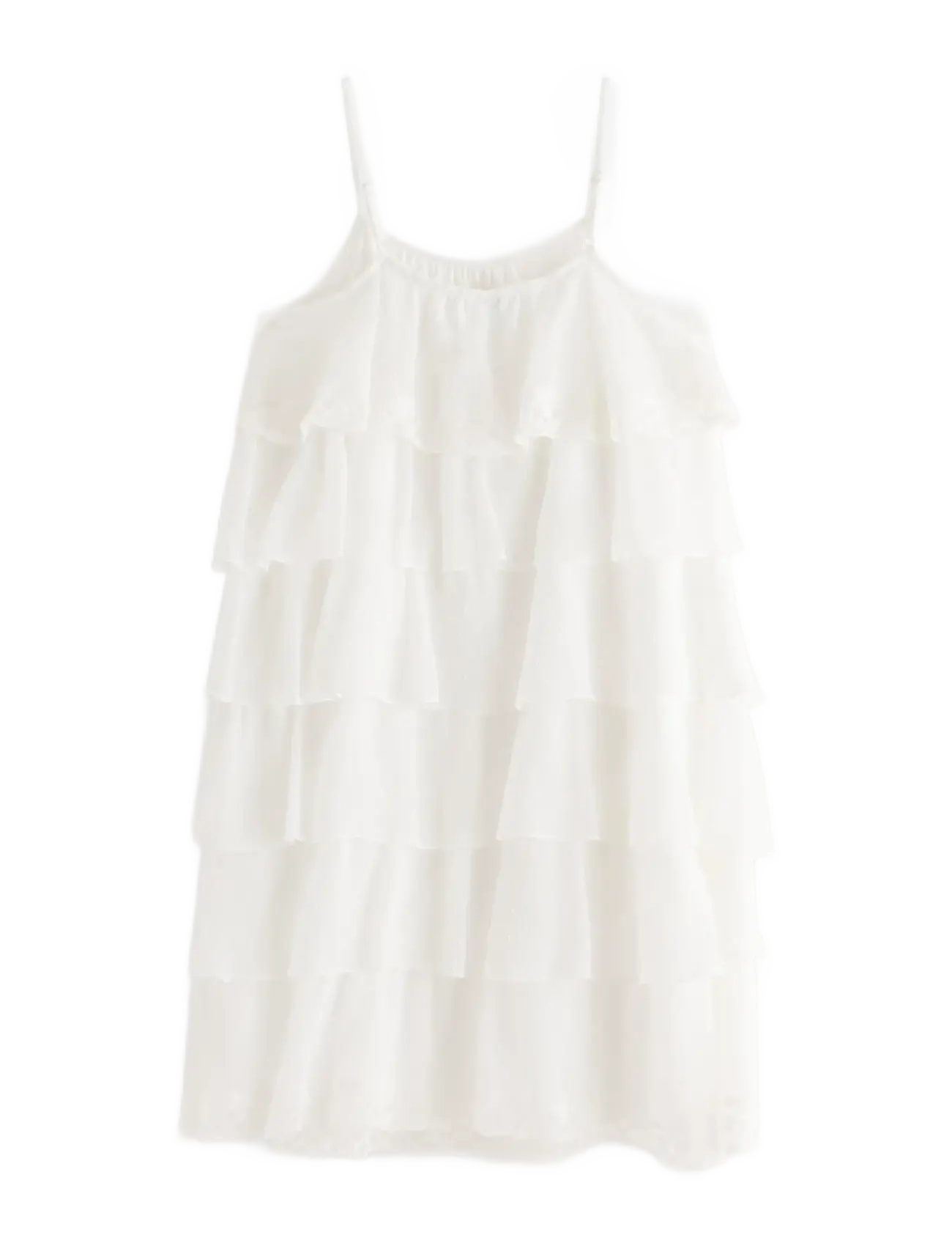 Lindex - Flounce dress - Ærmeløse hverdagskjoler - off white - 2