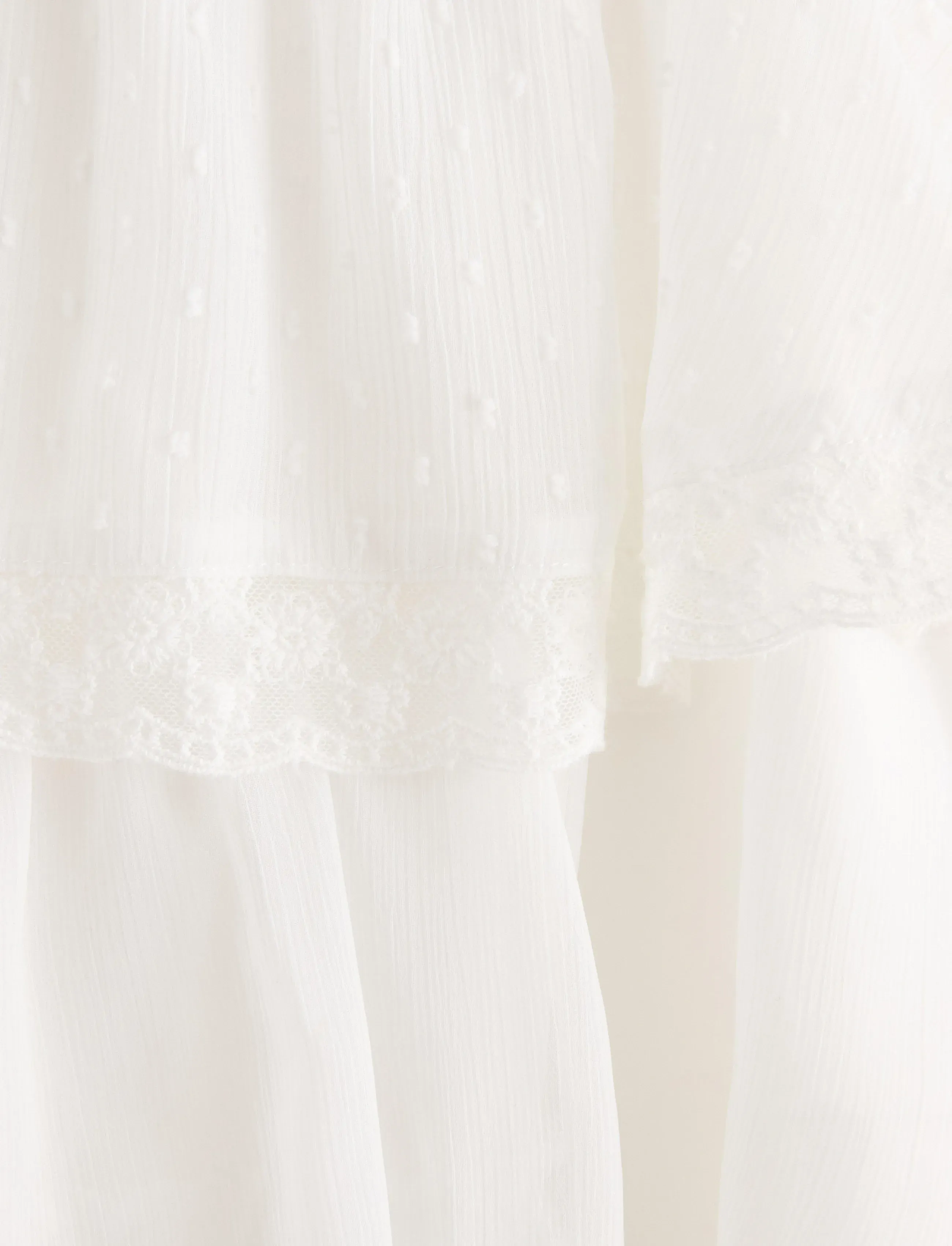 Lindex - Flounce dress - Ærmeløse hverdagskjoler - off white - 5