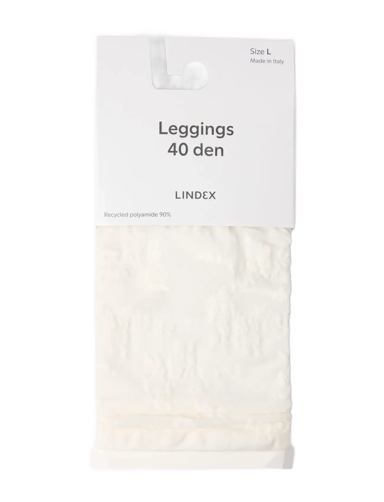 LINDEX Leggings 40 Denier Weiß - S - Damen