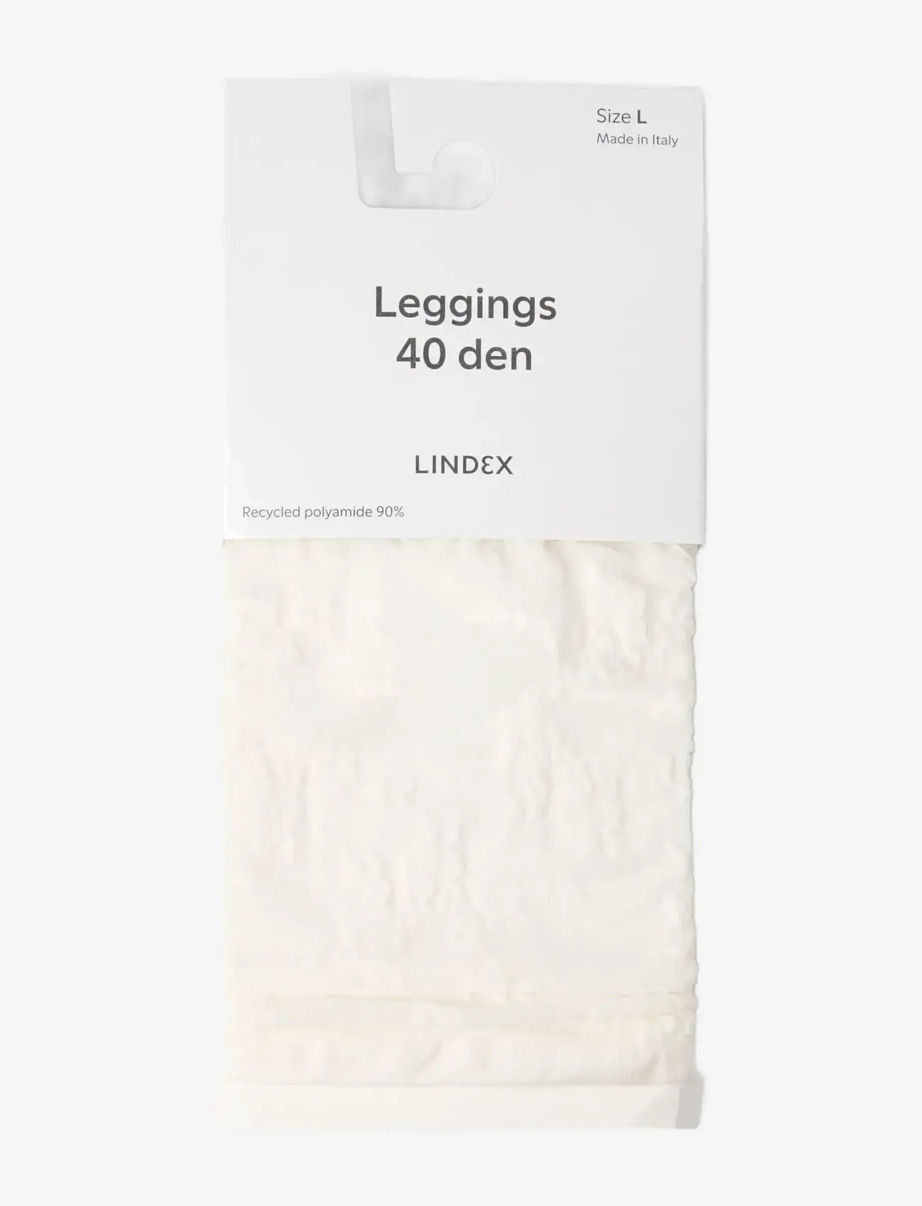 Lindex - Leggings 40 denier - særlige begivenheder - light dusty white - 1
