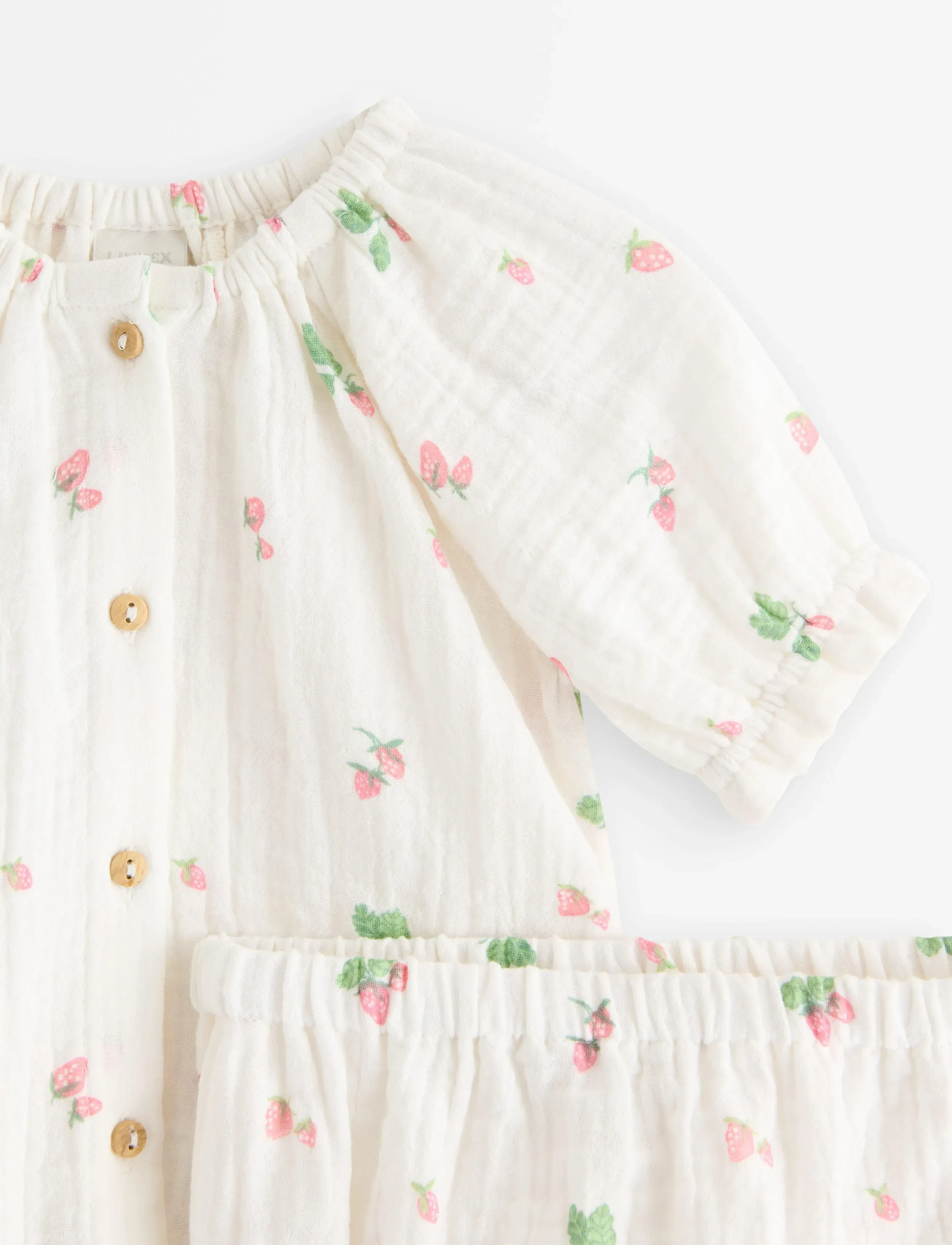 Lindex - Set - blouse and bloomers - sets with short-sleeved t-shirt - light dusty white - 2