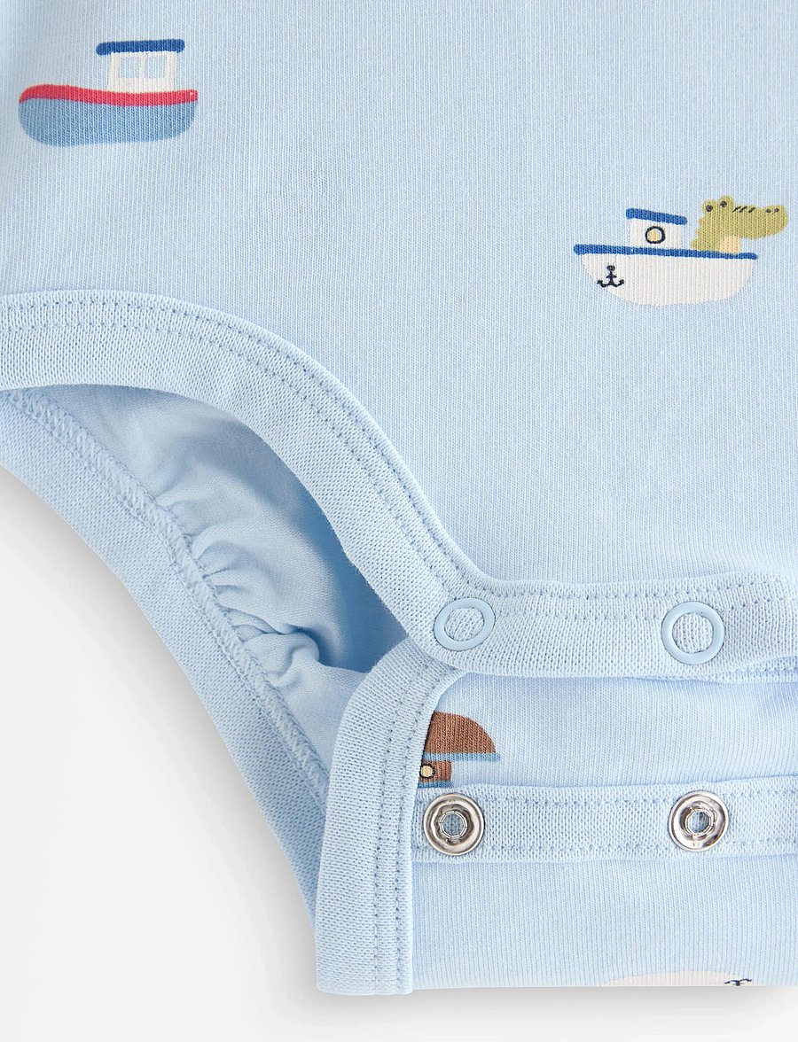 Lindex - Short-sleeved bodysuit - kurzärmelig - light blue - 2