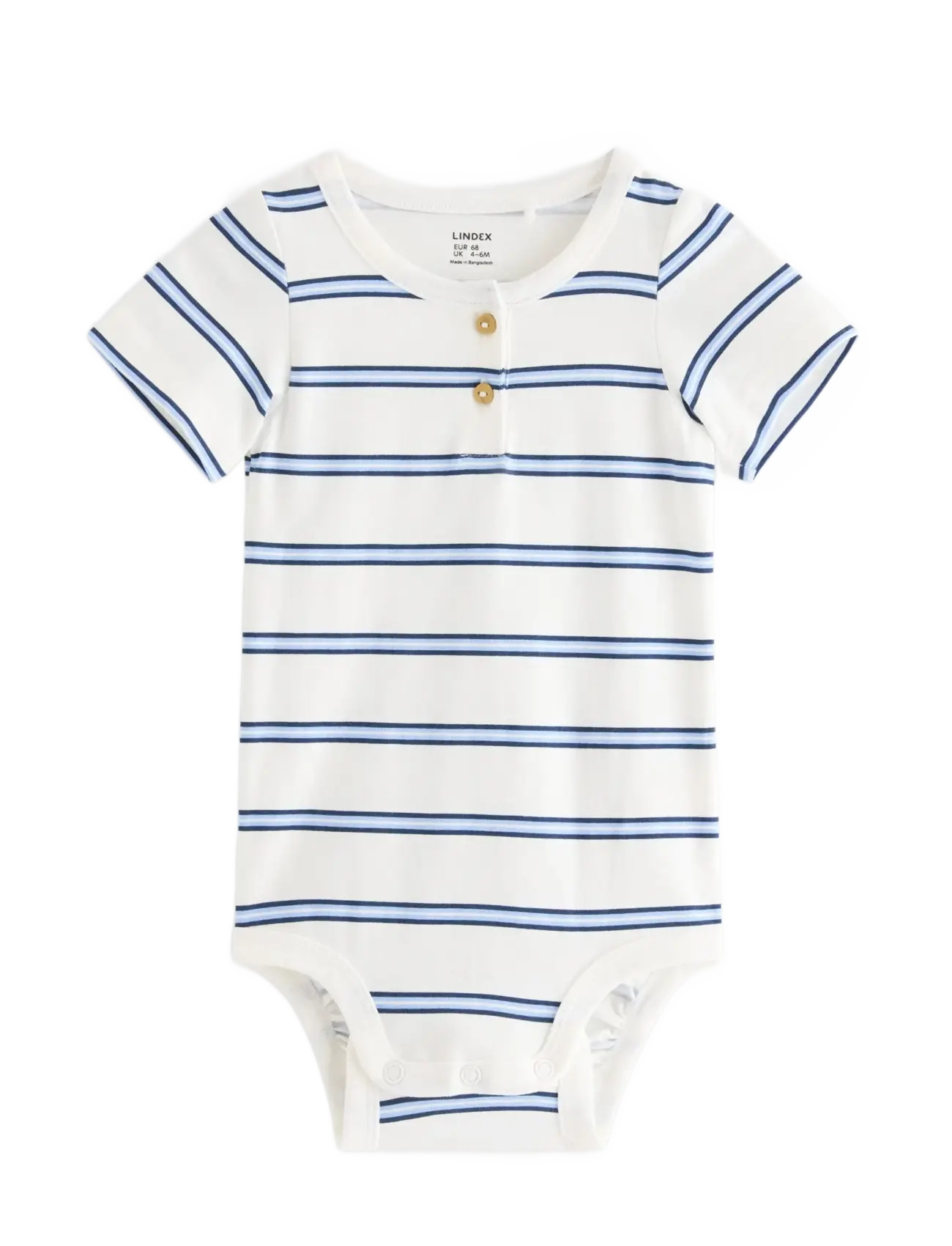 LINDEX Kurzärmelig Bodysuit Weiß - 86 - Kinder