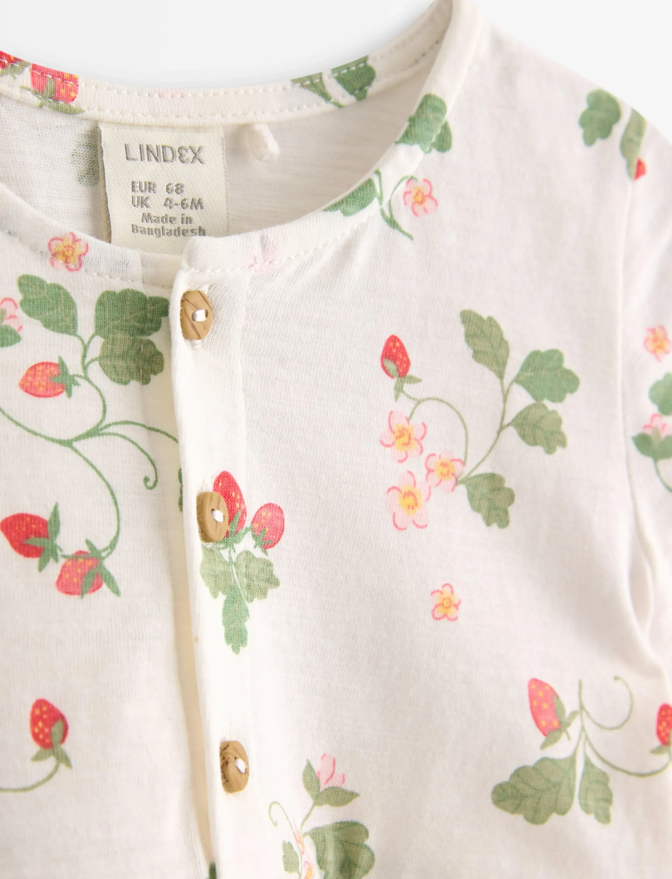 Lindex - Short-sleeved dress - kurzärmelige babykleider - light dusty white - 2