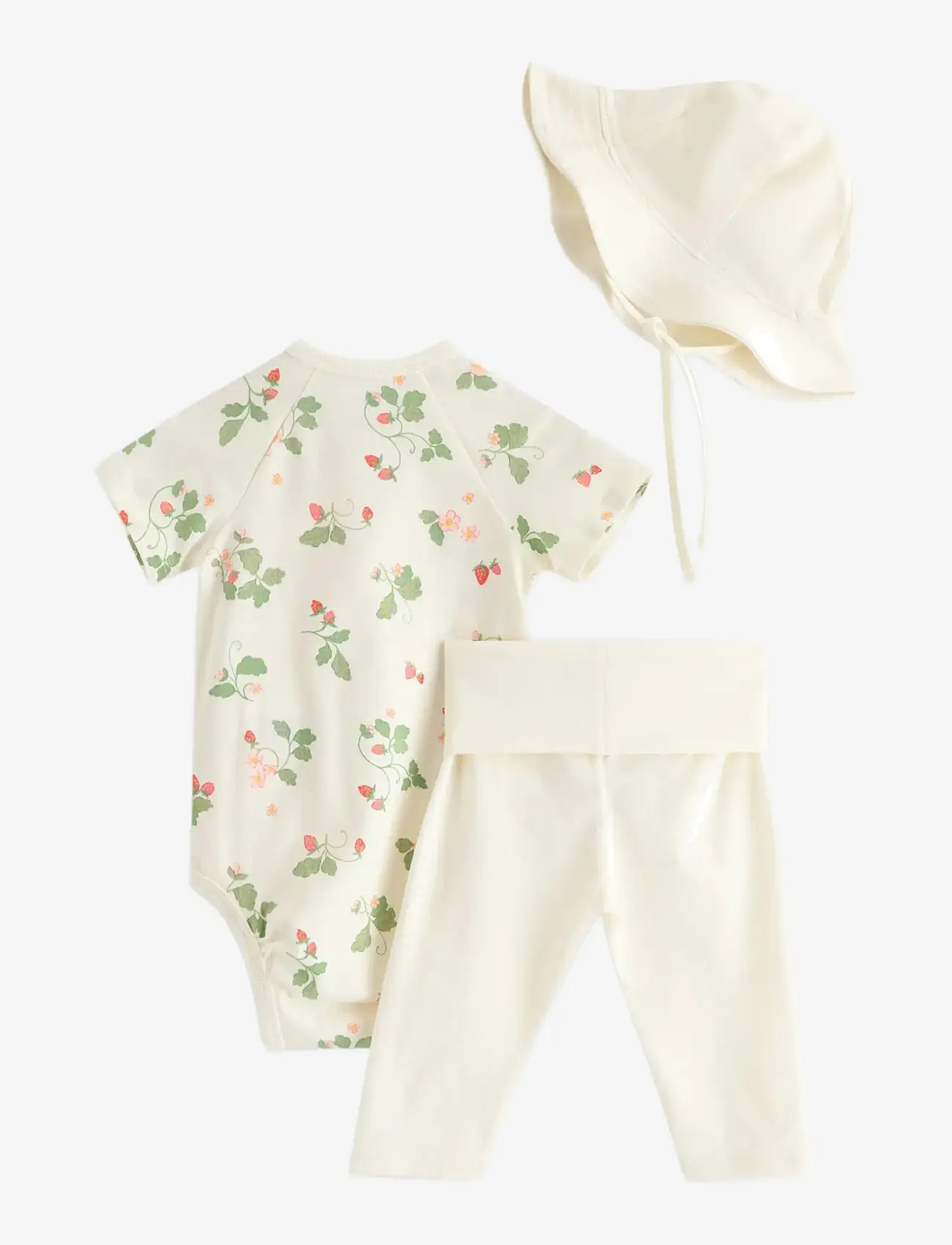 Lindex - 3-piece baby starter kit - shop efter alder - light dusty white - 1