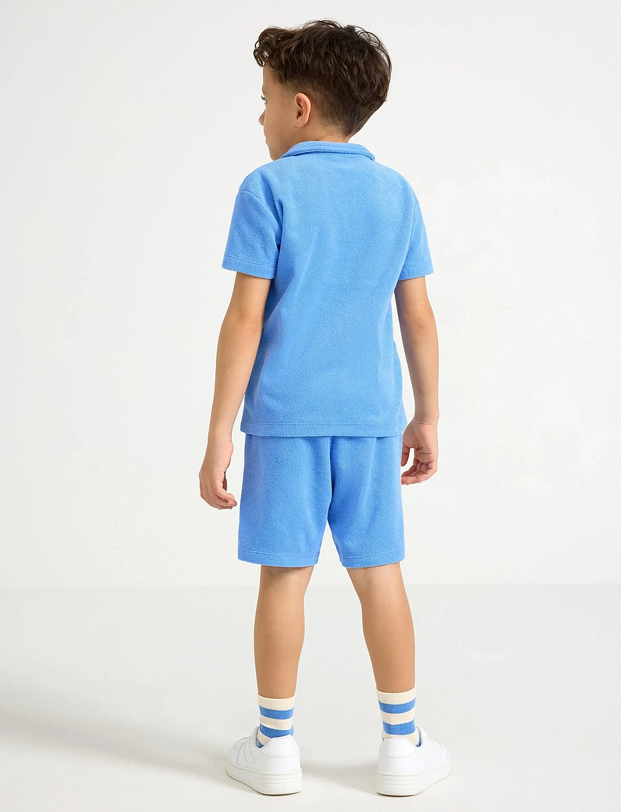 Lindex - Shorts in terry - sporta šorti - blue - 3
