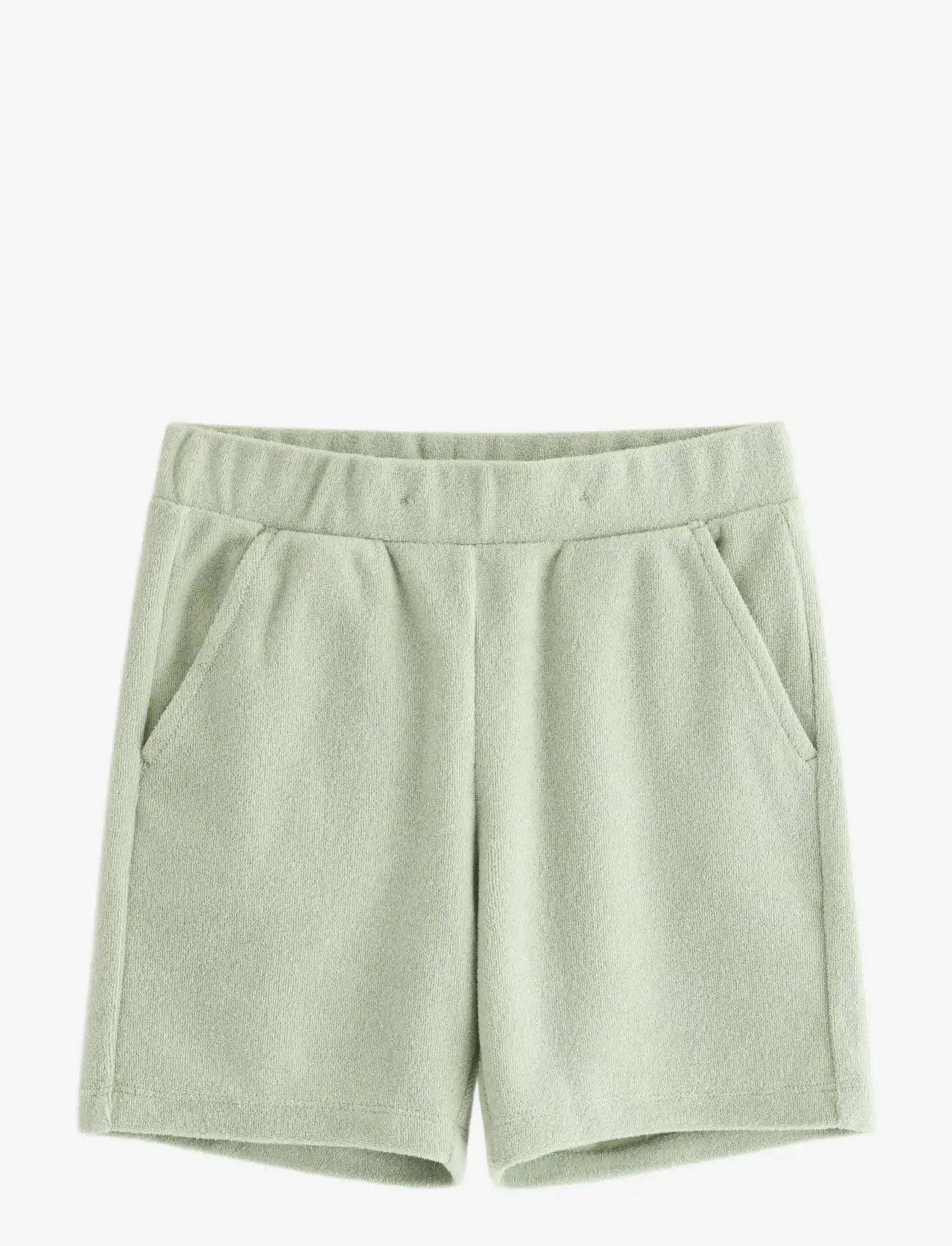 Lindex - Shorts in terry - sweatshorts - dusty green - 1