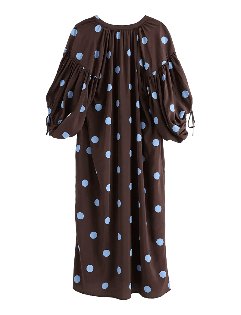 Lindex - Dress Sally - midikleider - dark dusty brown - 2