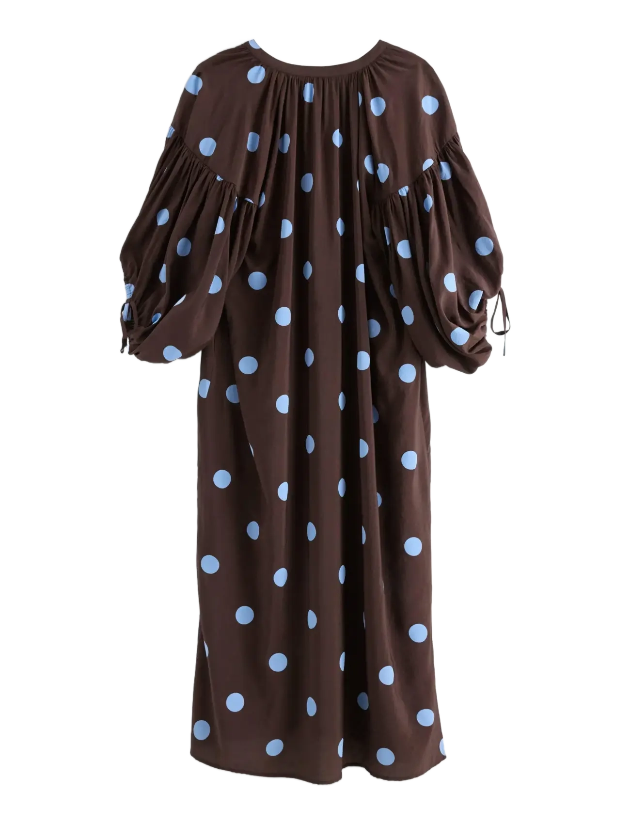 Lindex - Dress Sally - midiklänningar - dark dusty brown - 2