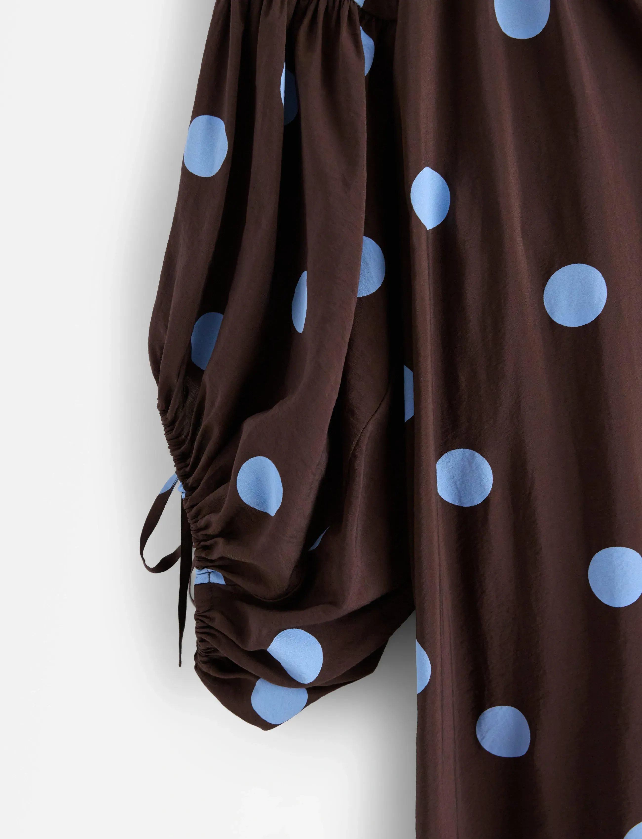 Lindex - Dress Sally - midiklänningar - dark dusty brown - 5