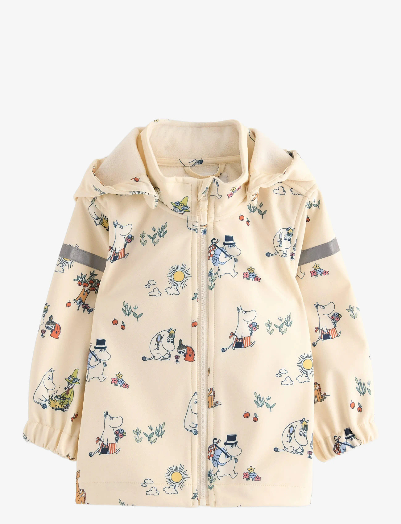 Lindex - Jacket softshell baby Moomin - softshell jakid - white - 0