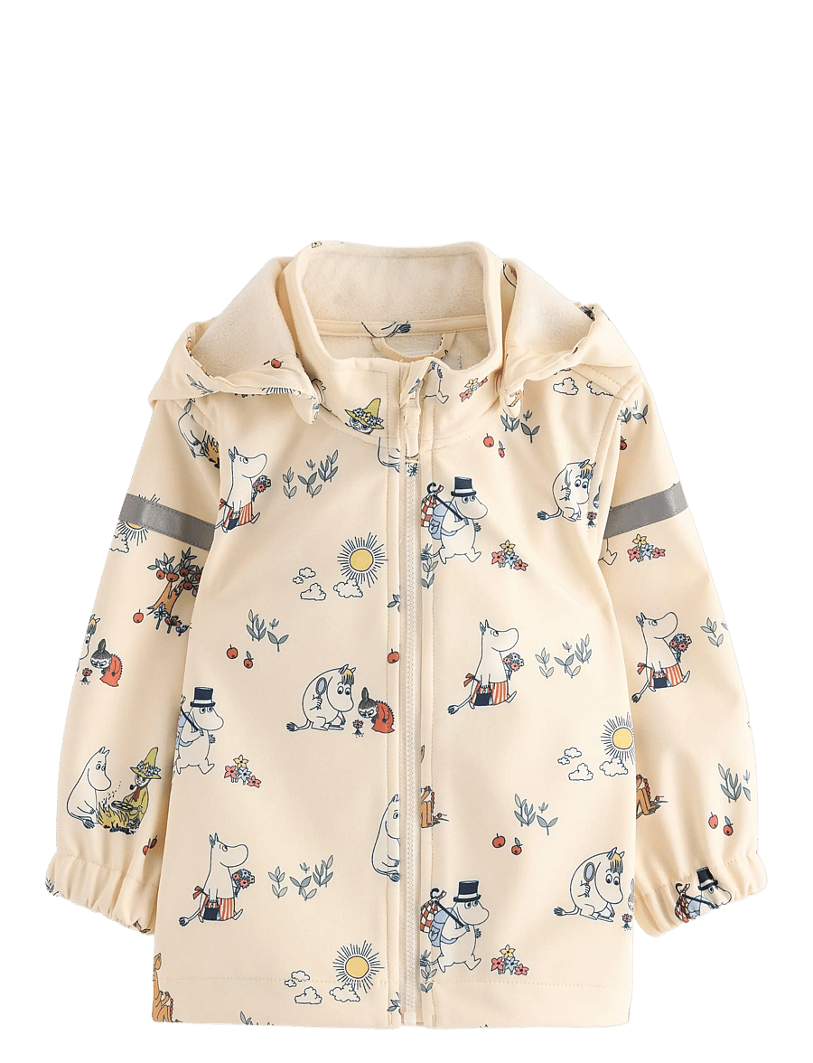 Lindex - Moomin softshell jacket - white - 0