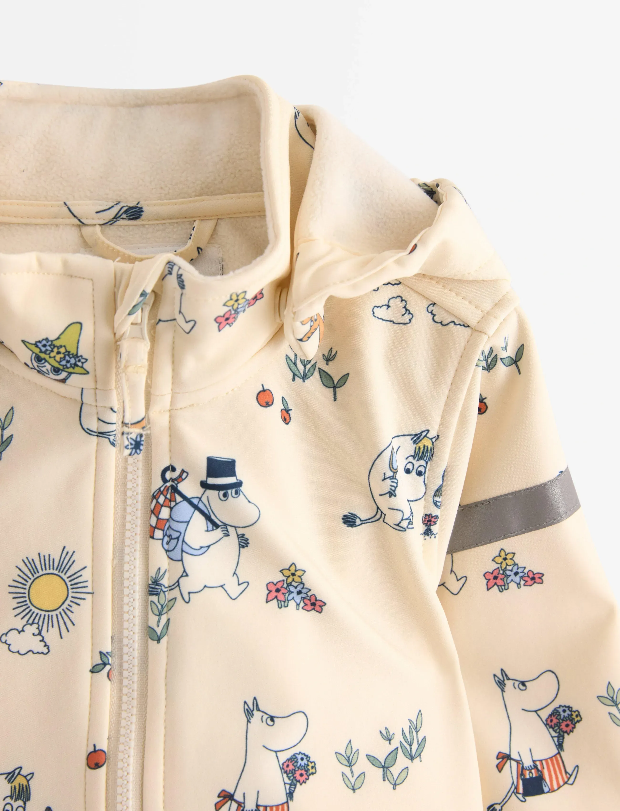 Lindex - Moomin softshell jacket - white - 2