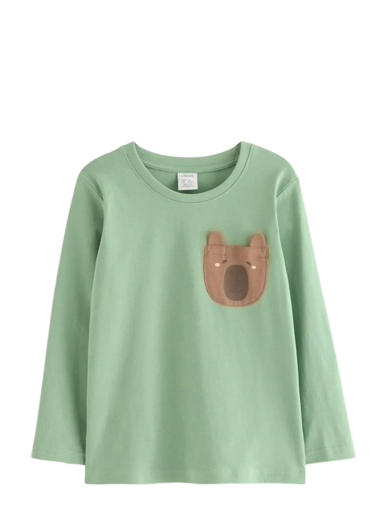 Lindex - Top LS pkt - dusty green - 1