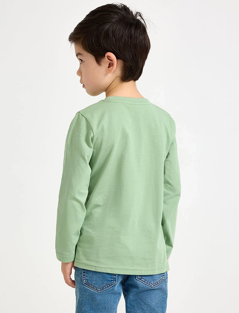 Lindex - Top LS pkt - langärmelig - dusty green - 3