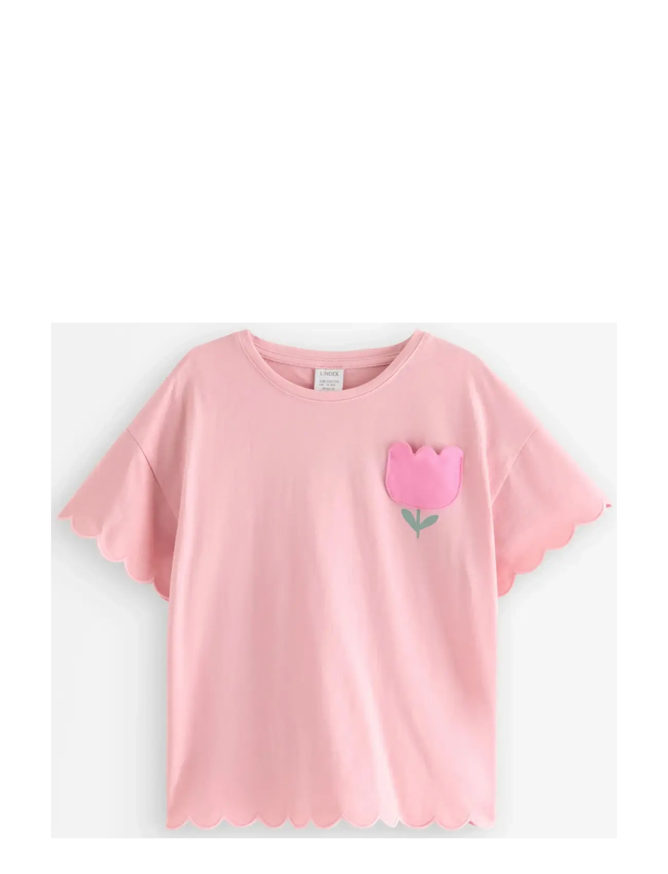 Lindex Short-sleeved top - Kleidung - LIGHT PINK / pink/rose