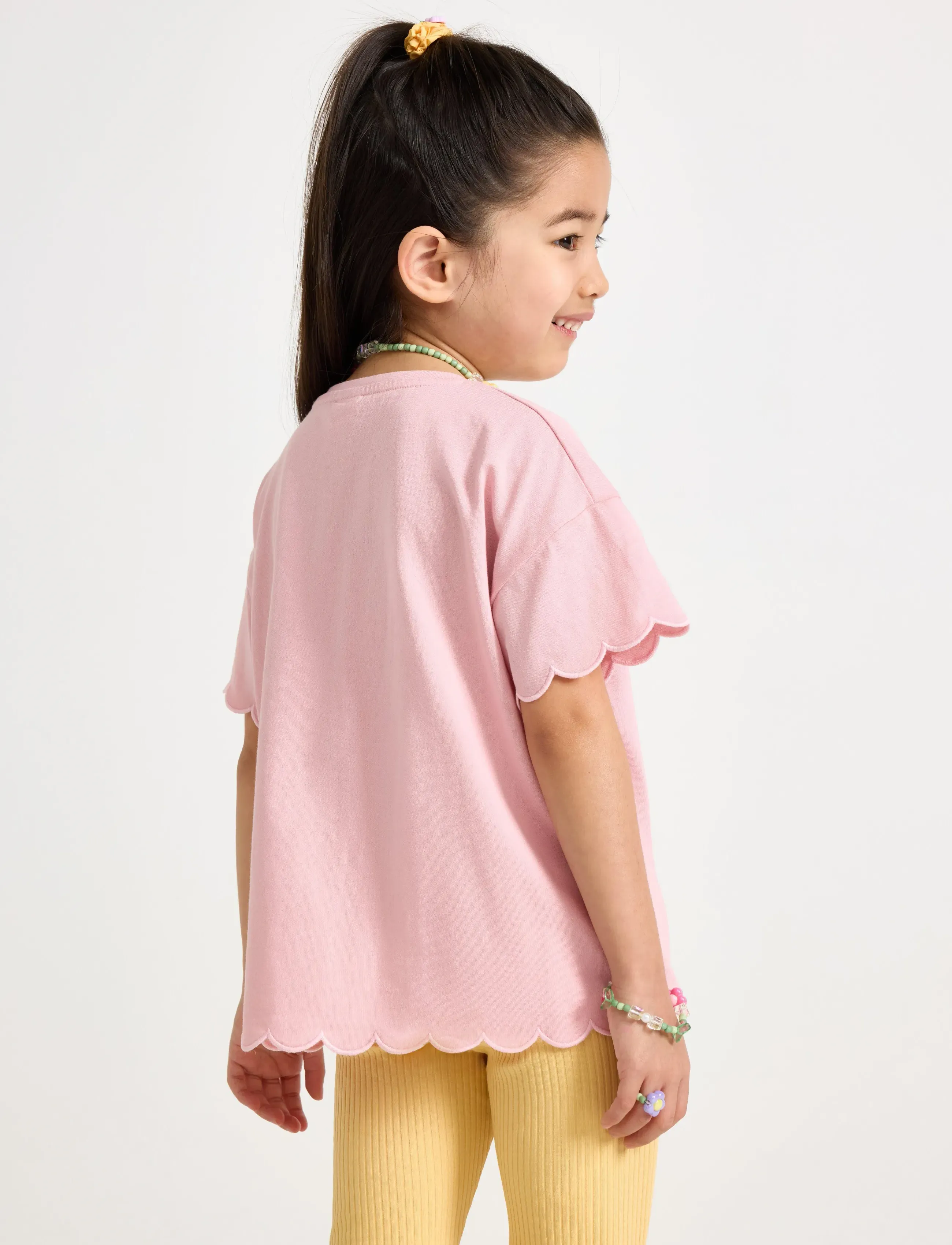 Lindex - Short-sleeved top - light pink - 3