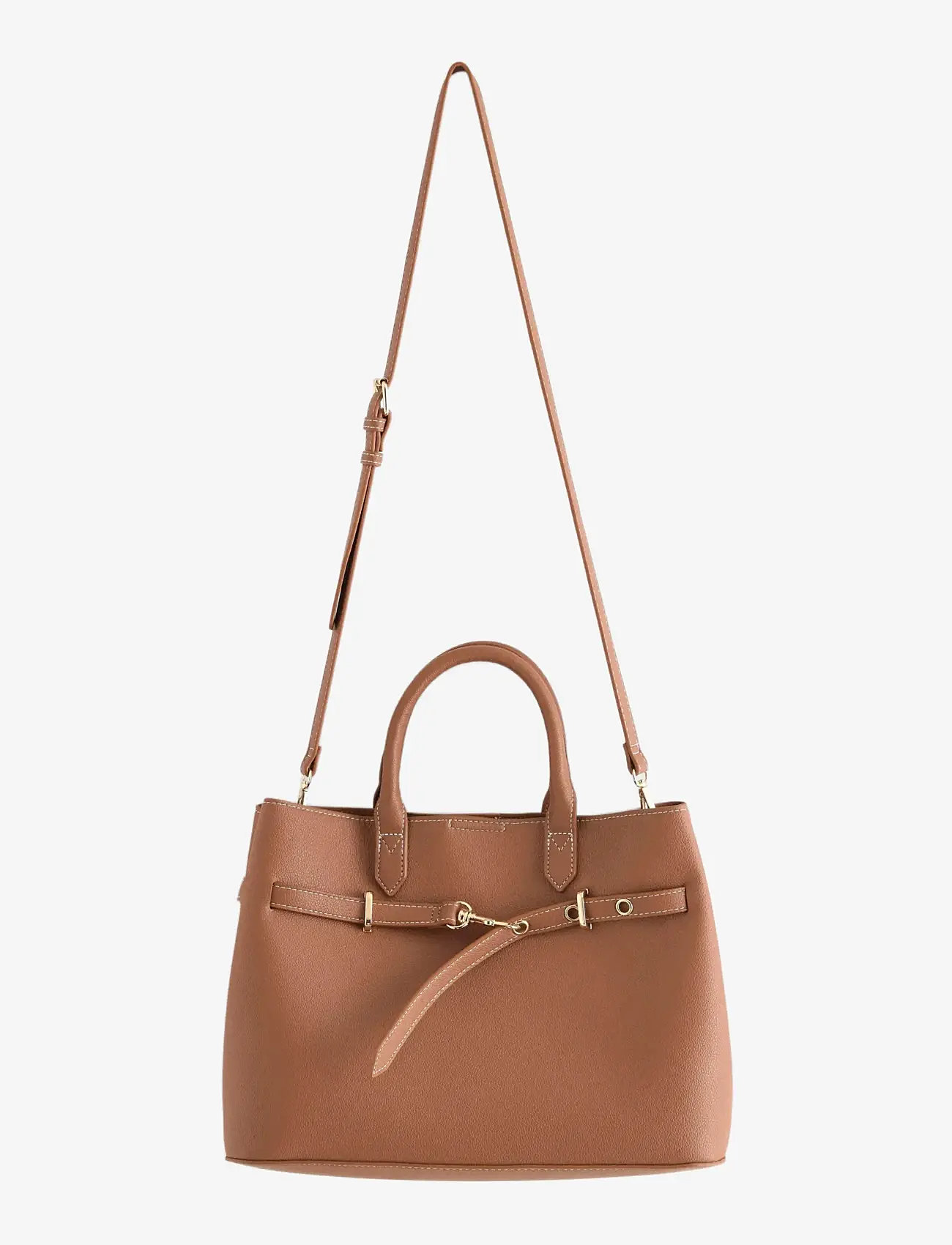 Lindex - Bag Holly w dec at front - totes - cognac - 0
