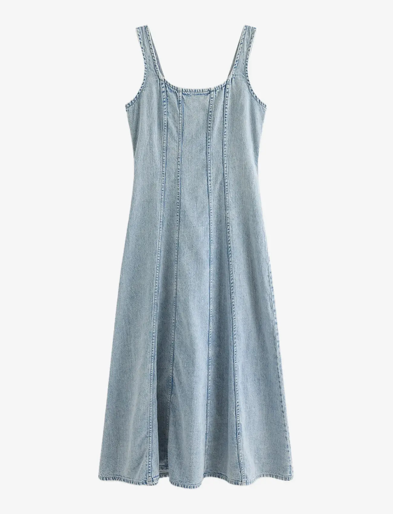 Lindex - Midi dress in denim - summer dresses - light denim - 1