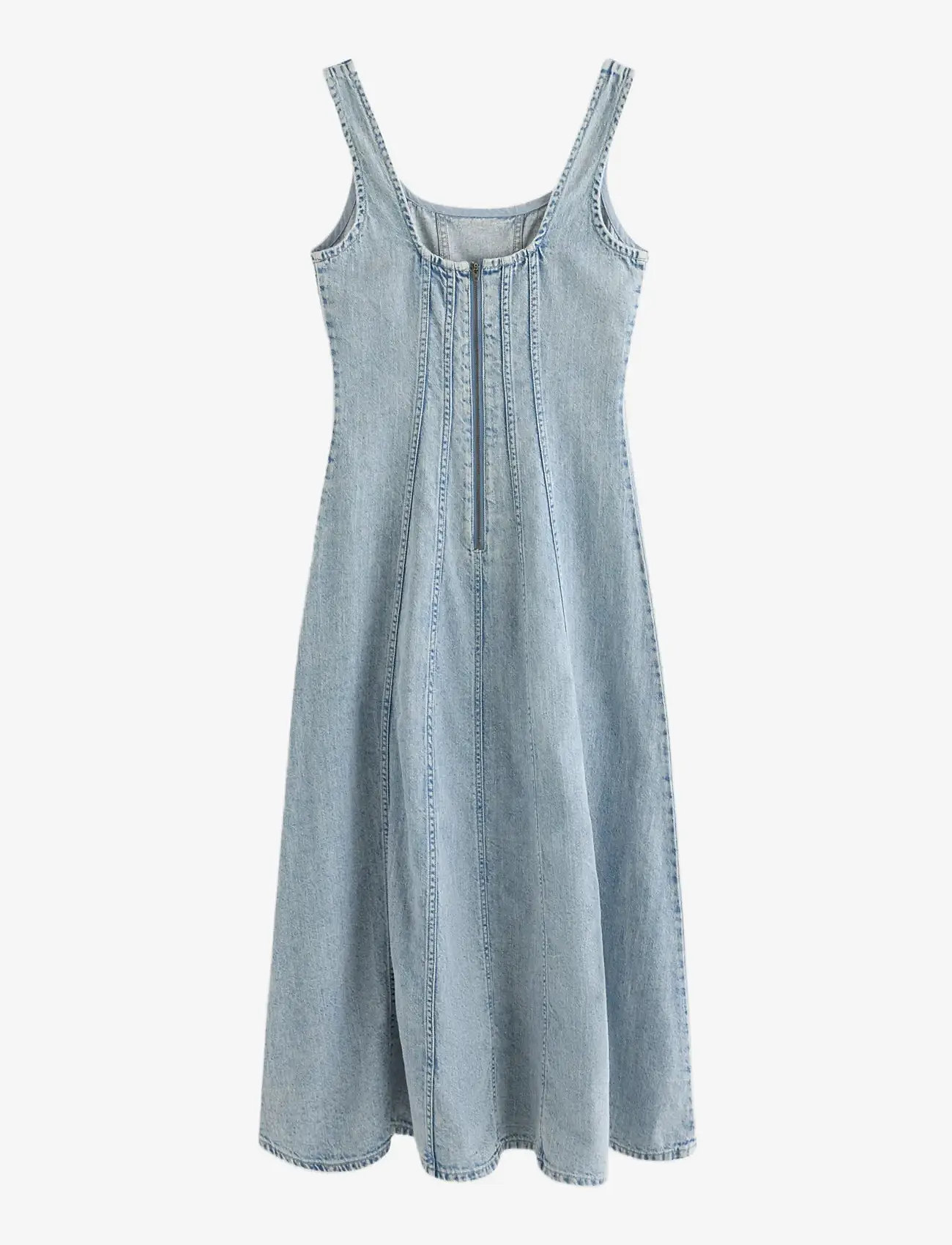 Lindex - Midi dress in denim - summer dresses - light denim - 2